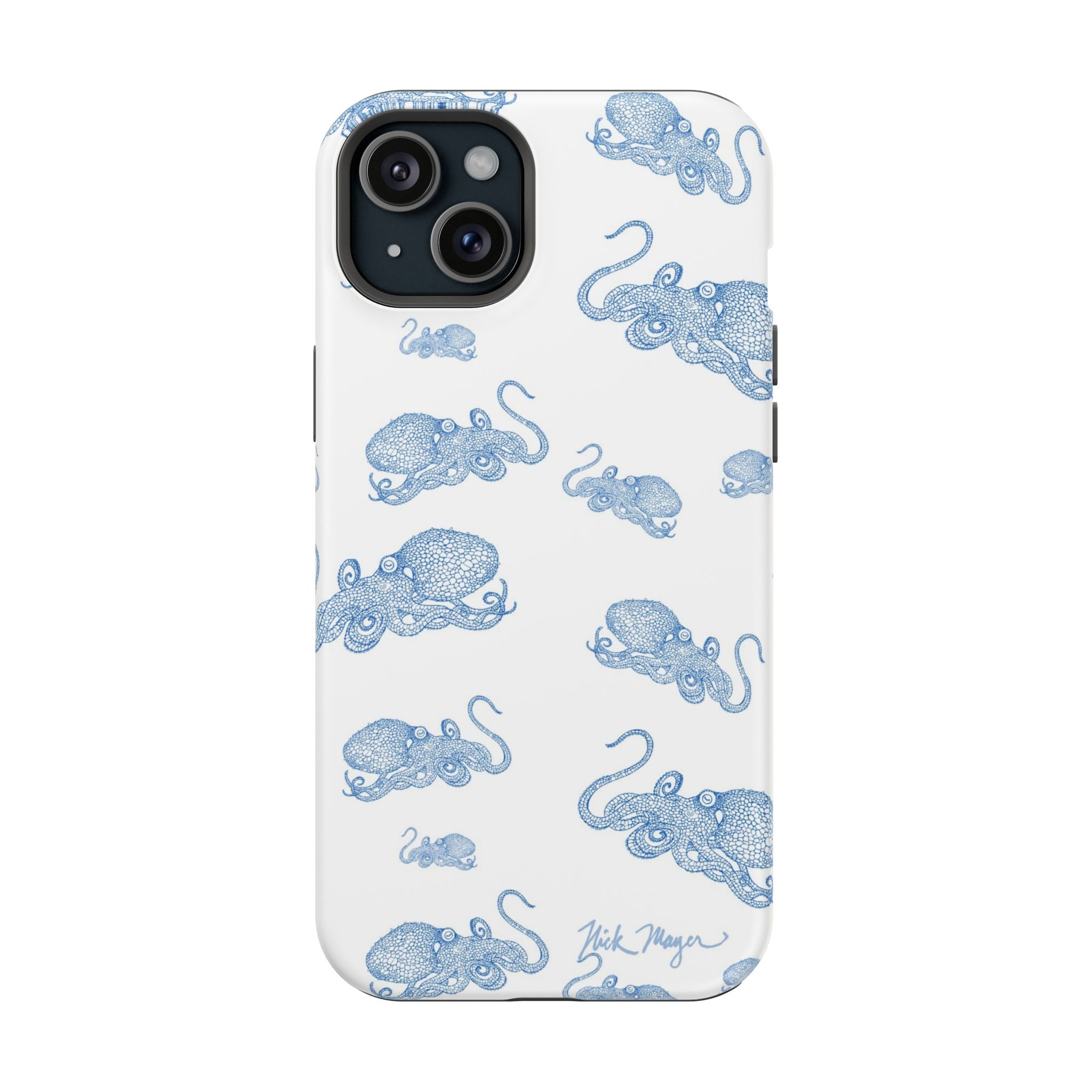 Blue Octopus 2 MagSafe iPhone Case
