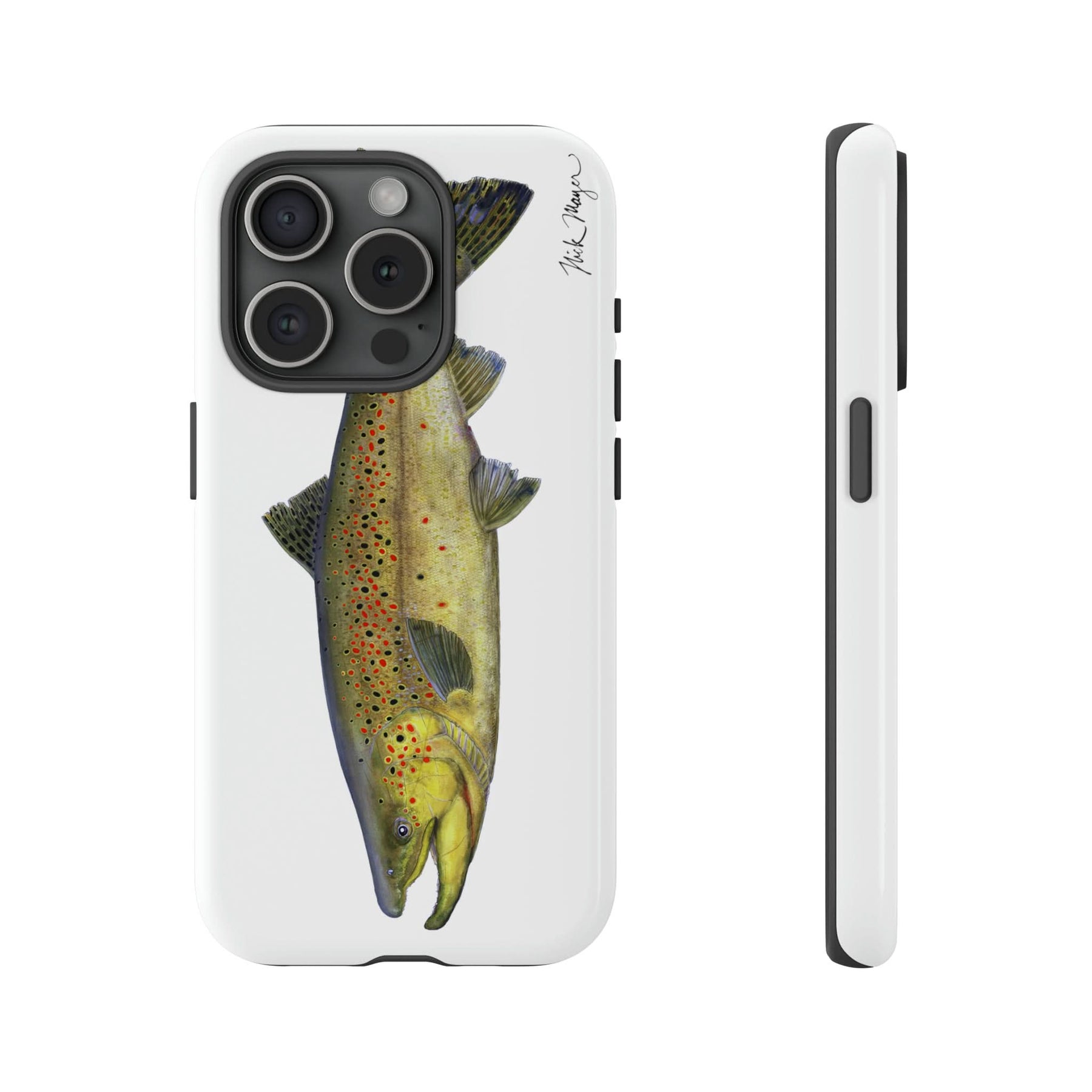 Brown Trout iPhone 15 Case
