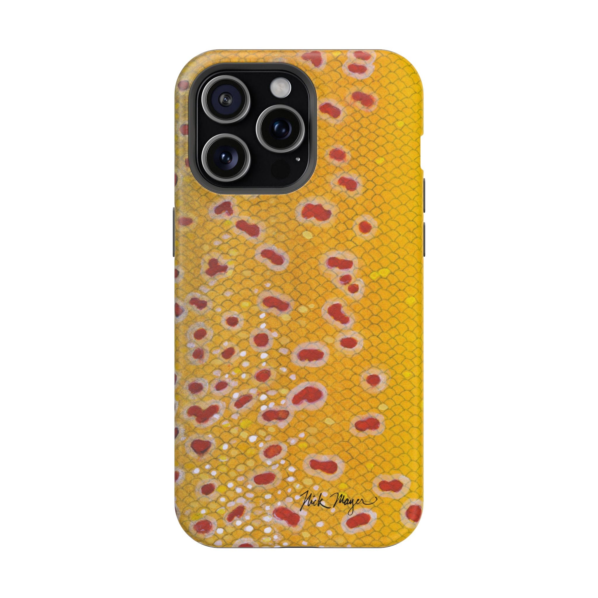 Brown Trout 3 Skin MagSafe iPhone Case