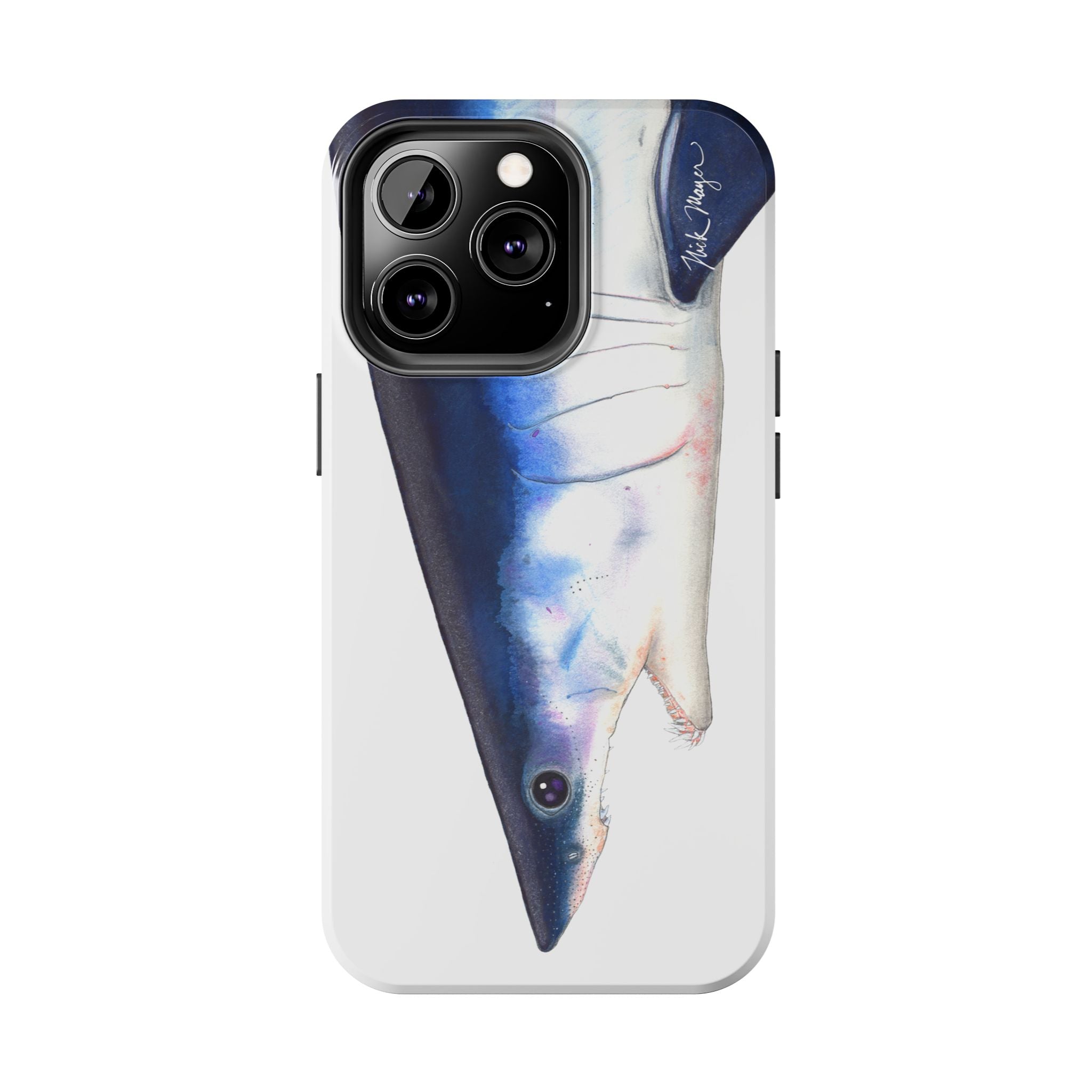 Mako Shark Face White Phone Case (iPhone)