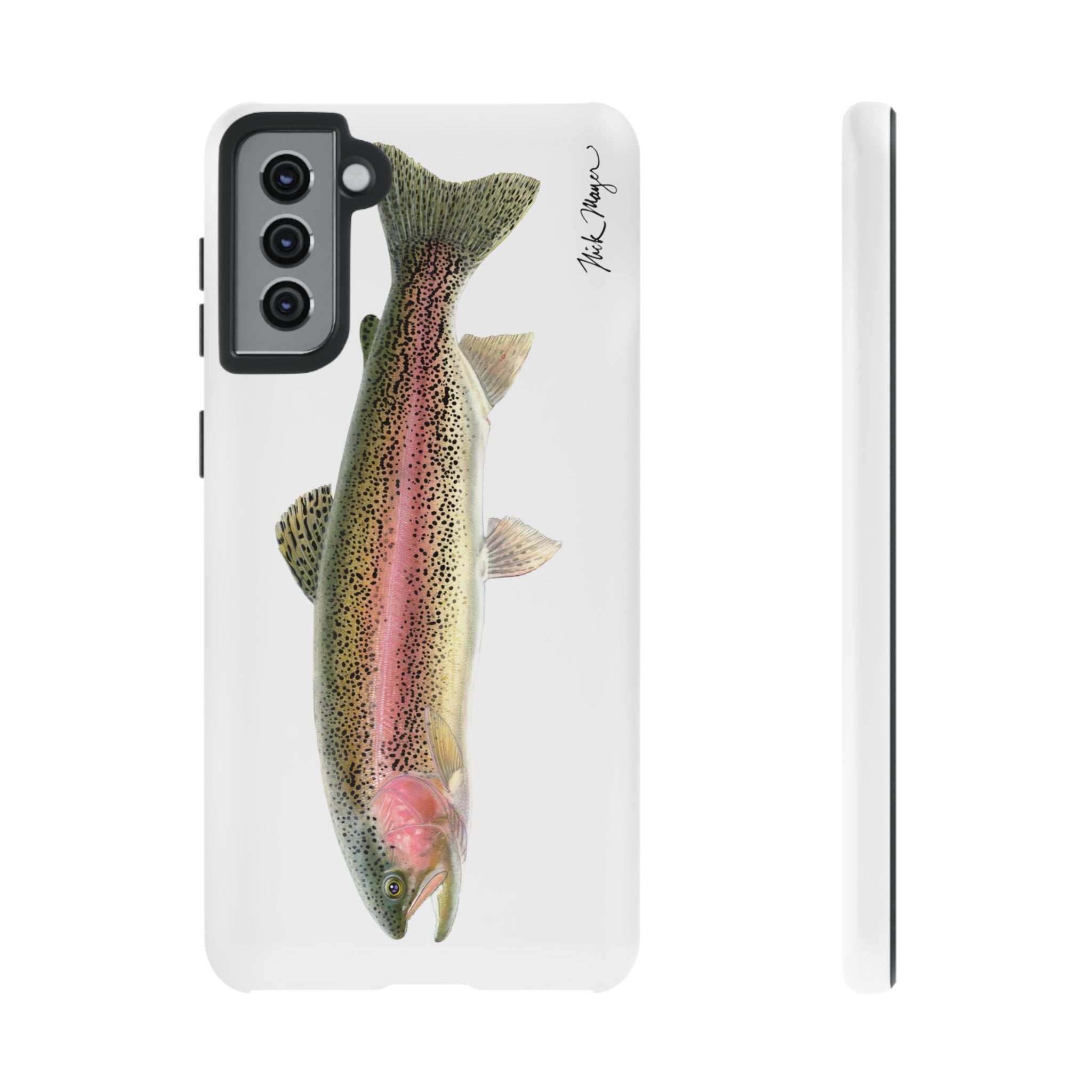 Rainbow Trout White Phone Case (Samsung) Printify