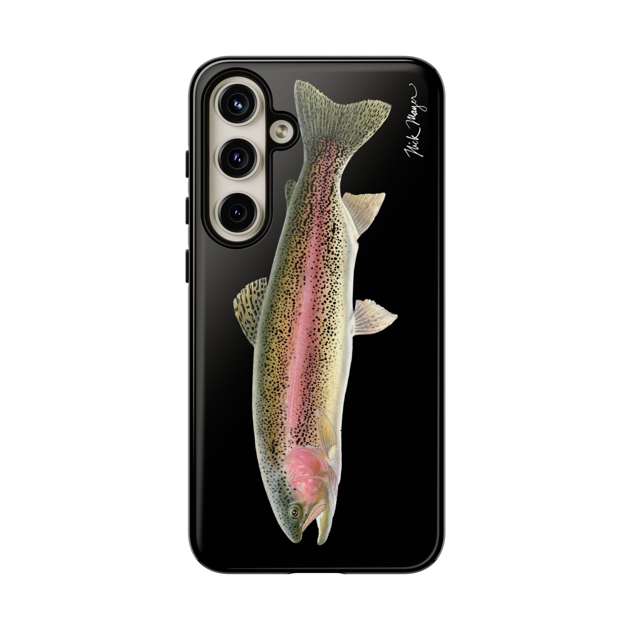 Rainbow Trout Black Phone Case (Samsung) Printify
