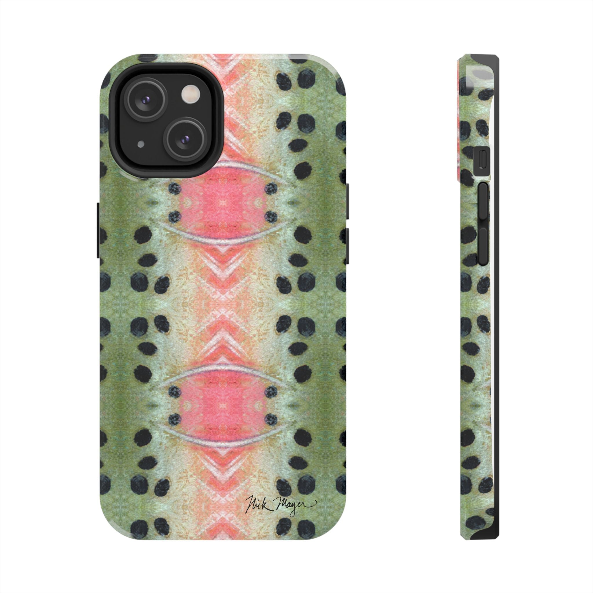 Rainbow Trout Pattern Phone Case (iPhone)