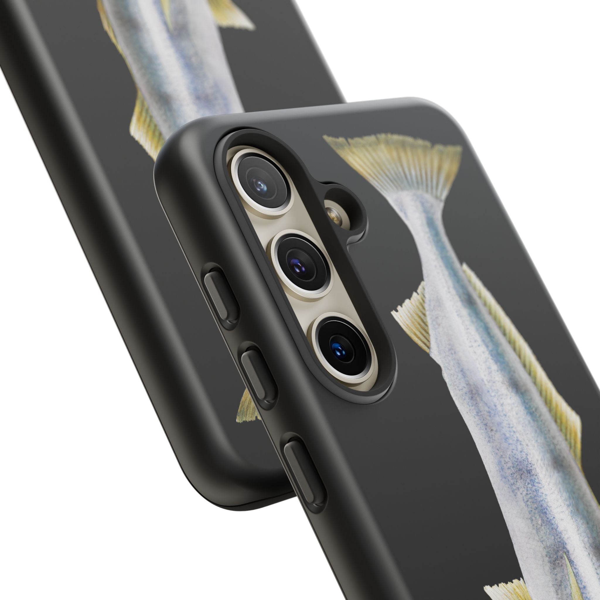 White Sea Bass Phone Case (Samsung) - black