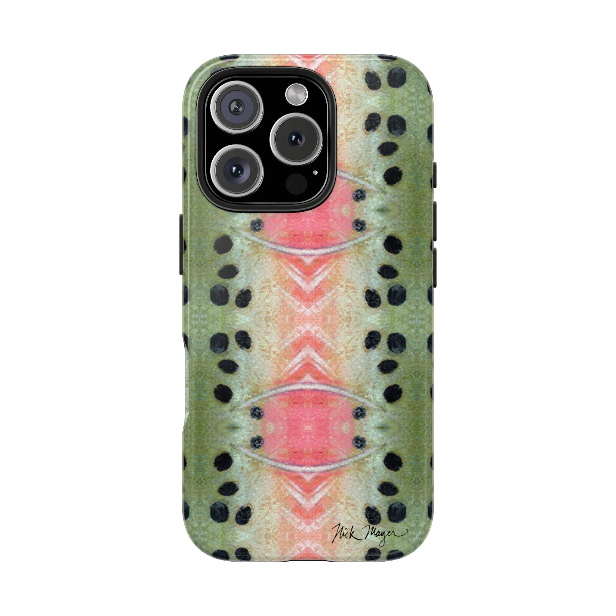 Rainbow Trout Pattern Phone Case (iPhone)