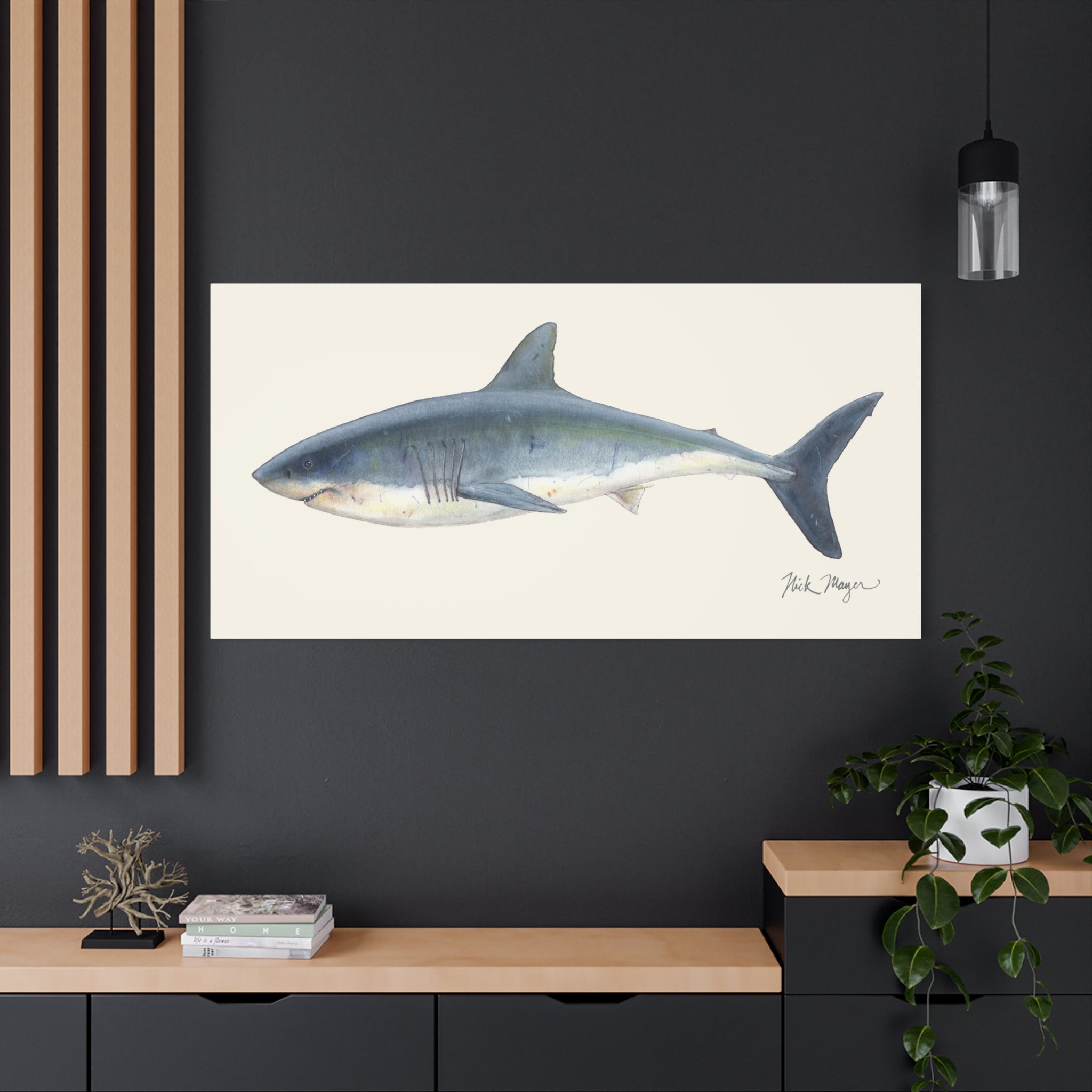 Great White Shark Canvas Print