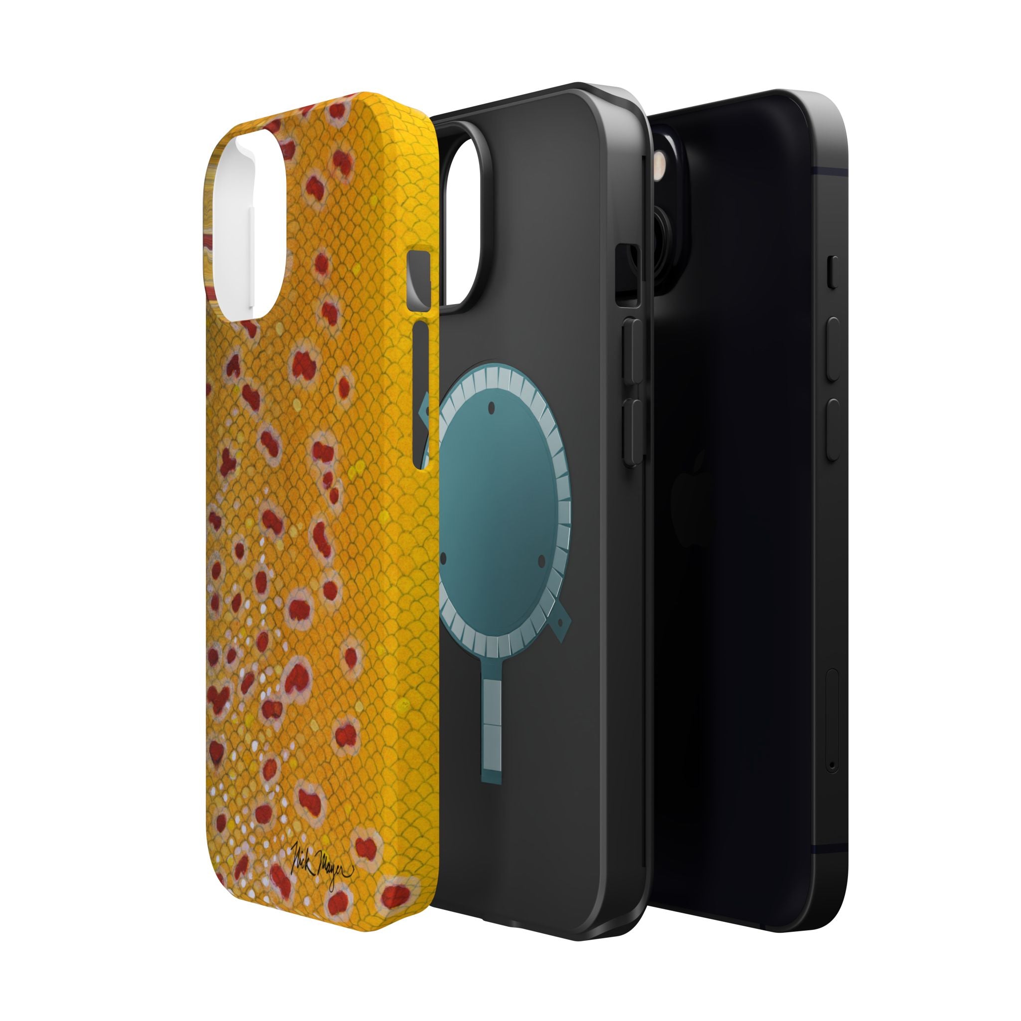 Brown Trout 3 Skin MagSafe iPhone Case