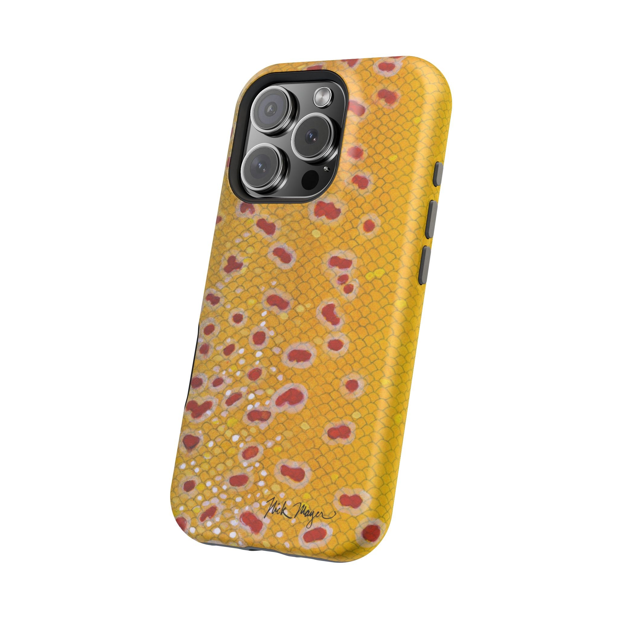 Brown Trout 3 Skin MagSafe iPhone Case