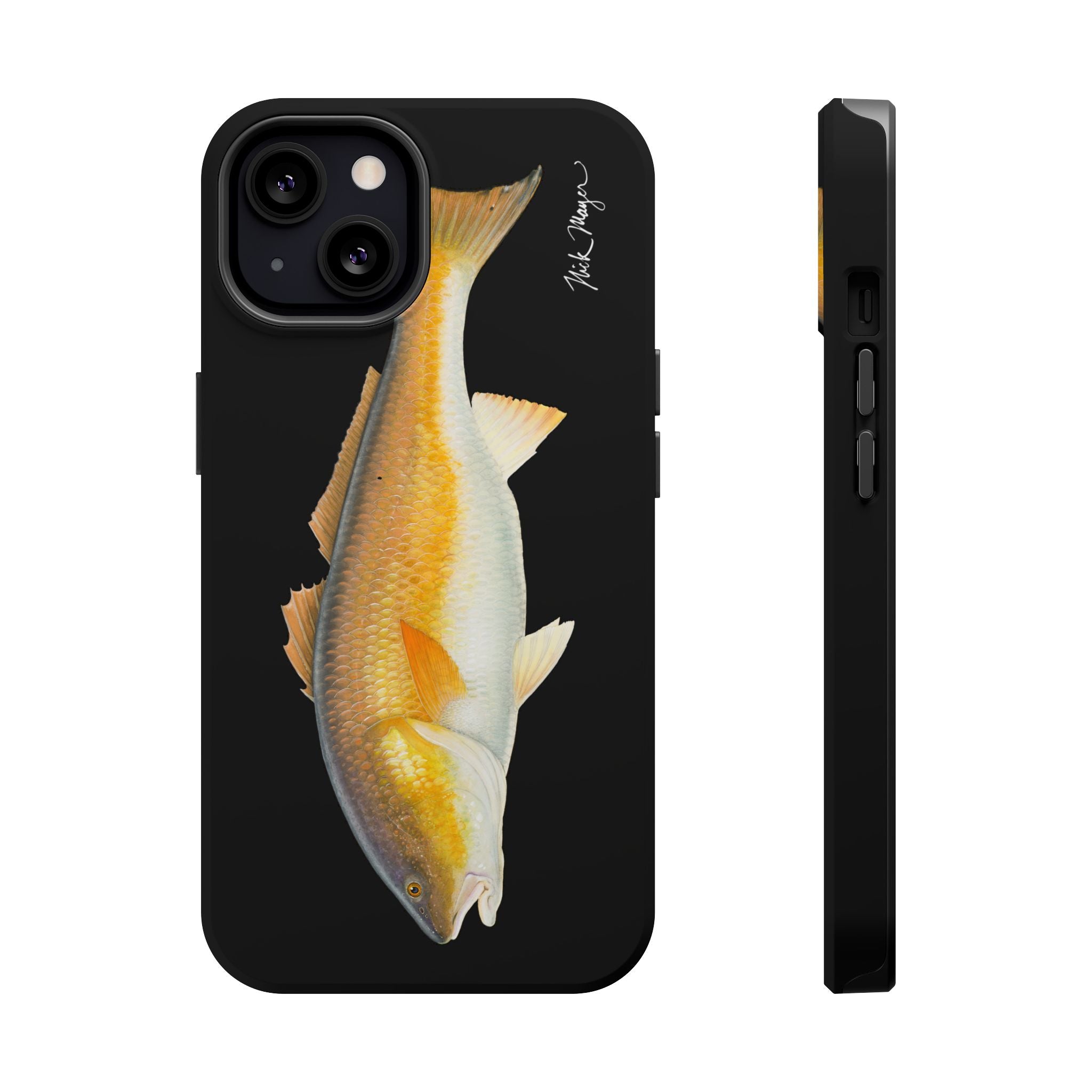 Bull Redfish MagSafe Black iPhone Case