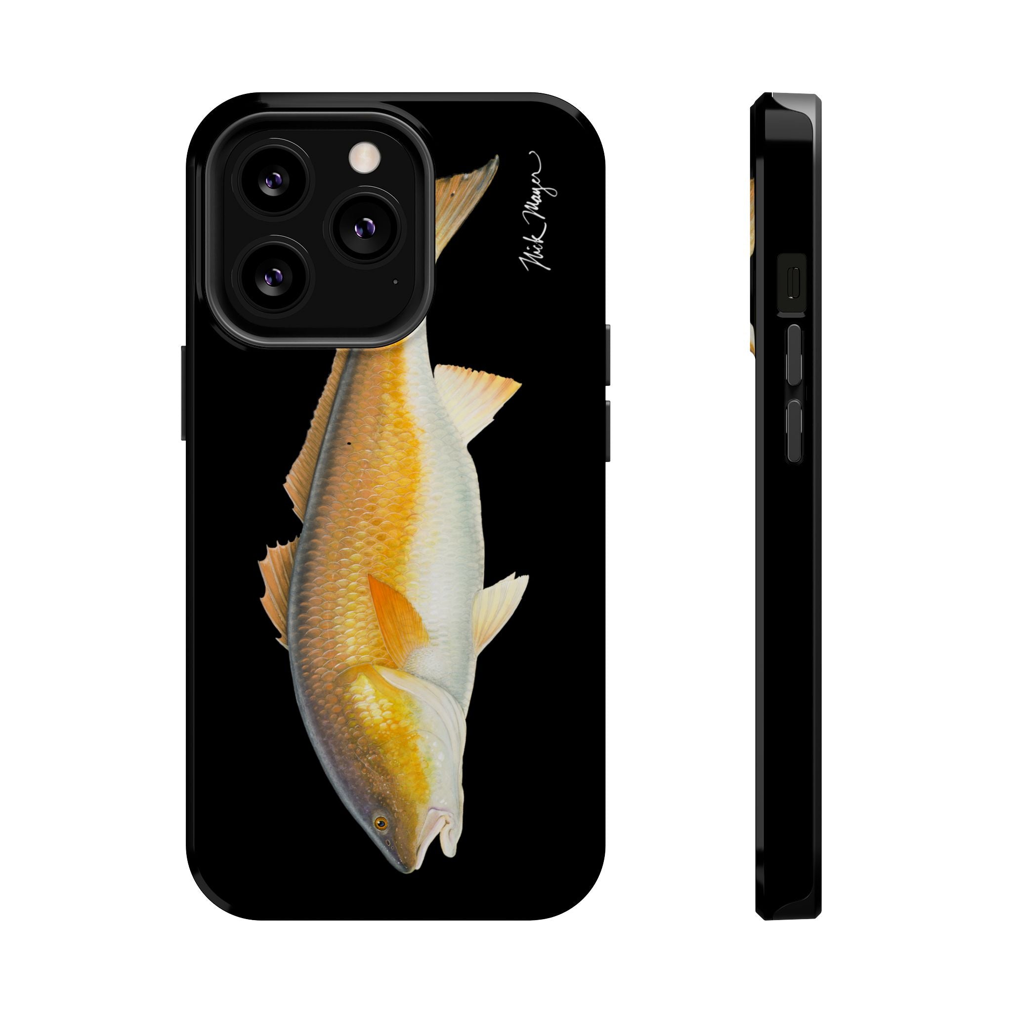 Bull Redfish MagSafe Black iPhone Case