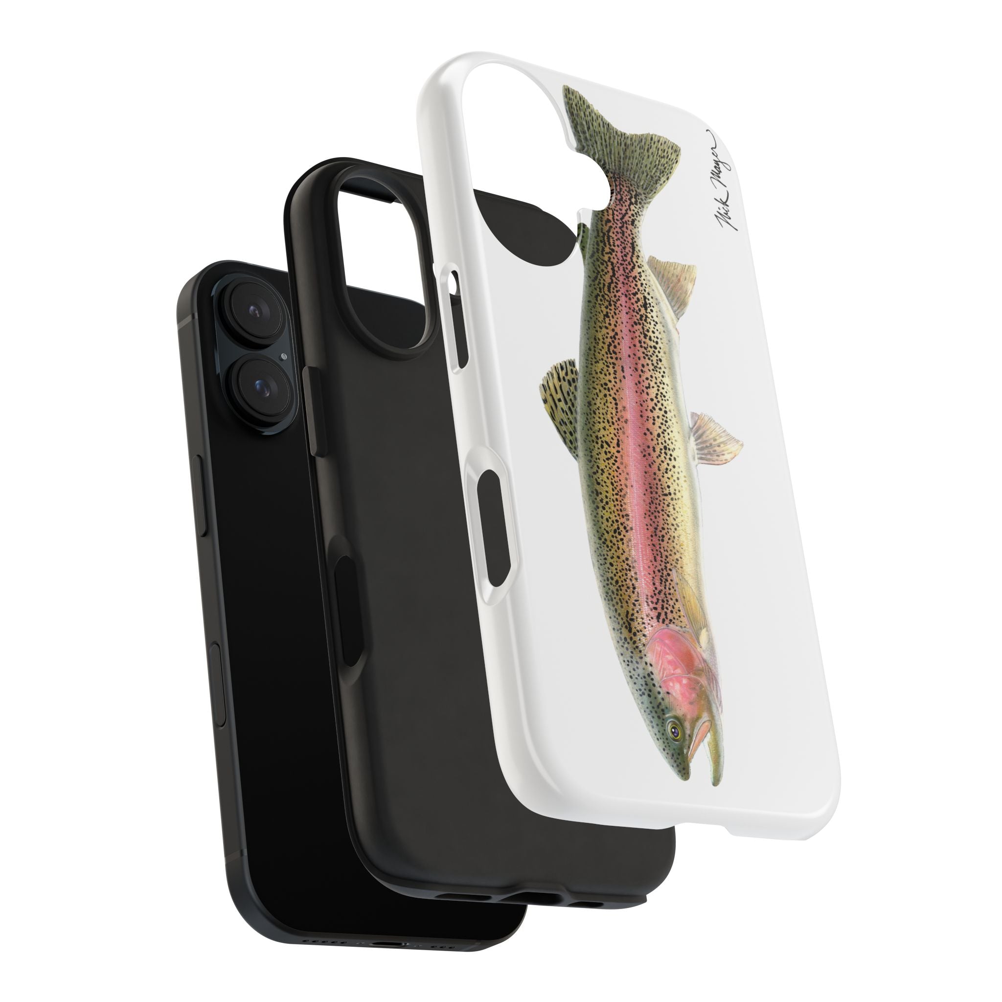 Rainbow Trout White Phone Case (iPhone)