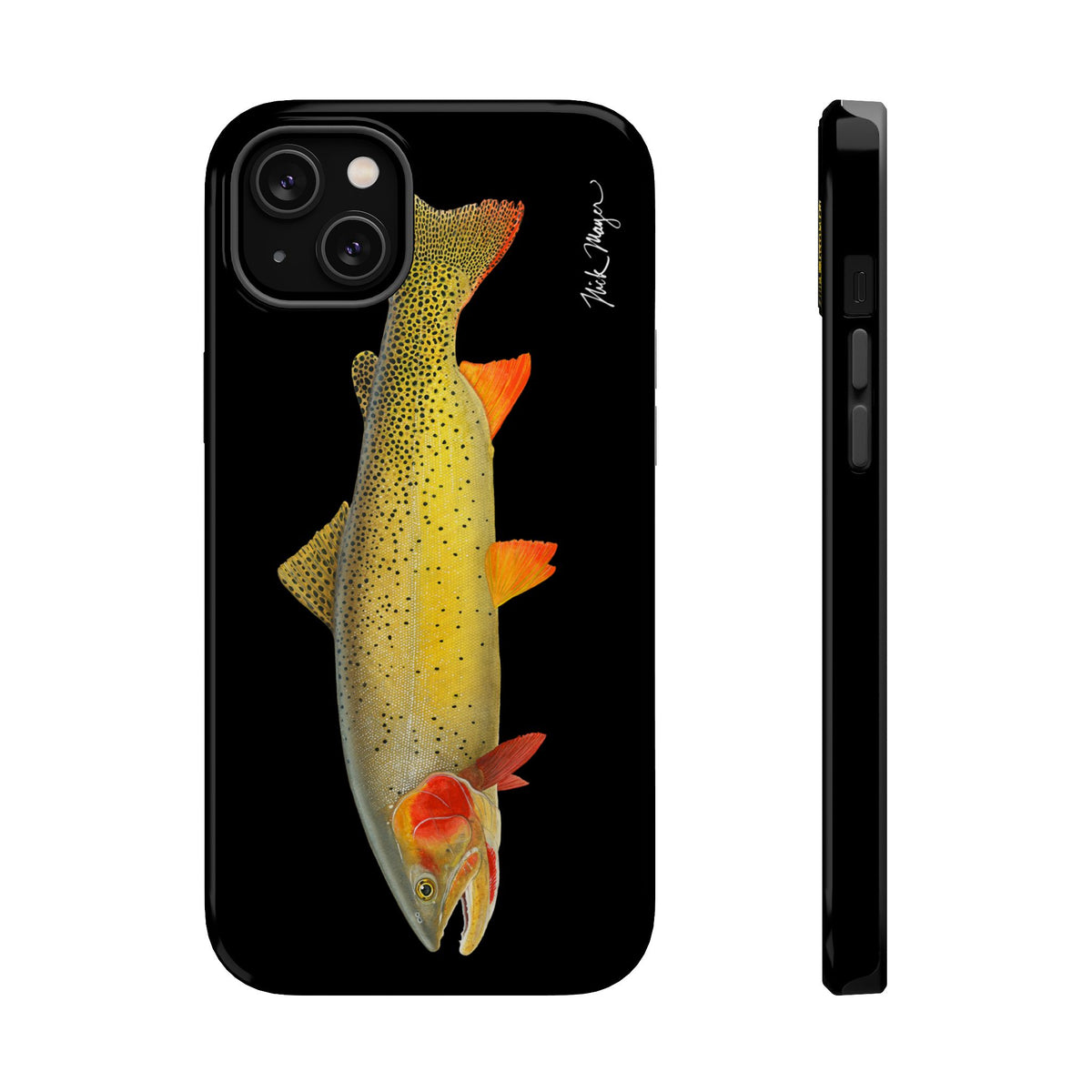 Cutthroat Trout 1 Black MagSafe iPhone Case Printify