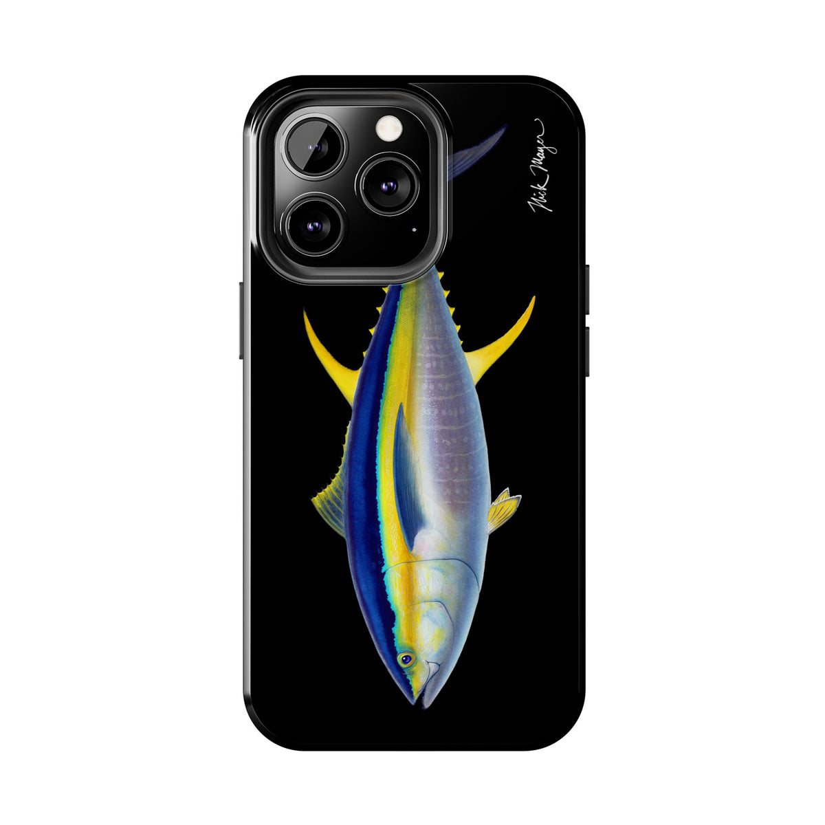 Yellowfin Tuna Black Phone Case (iPhone) Printify