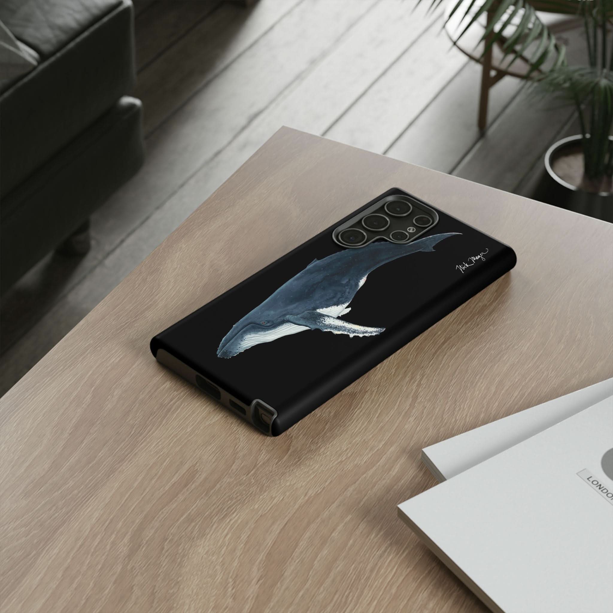 Humpback Black Phone Case (iPhone 16 & Samsung)