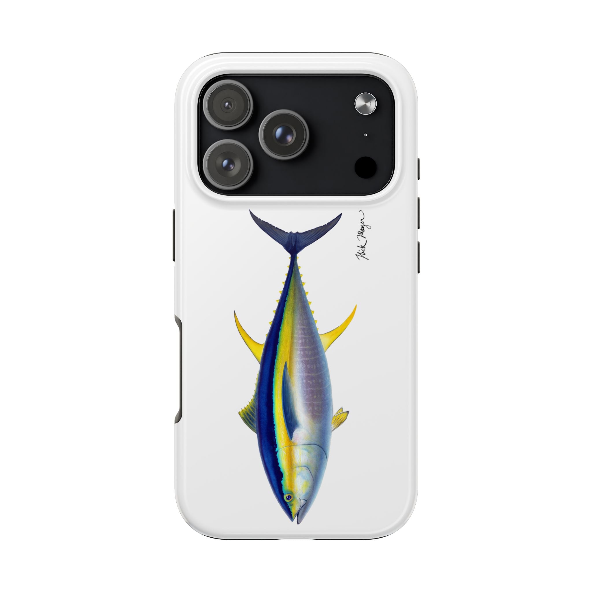 Yellowfin Tuna White Phone Case (iPhone)