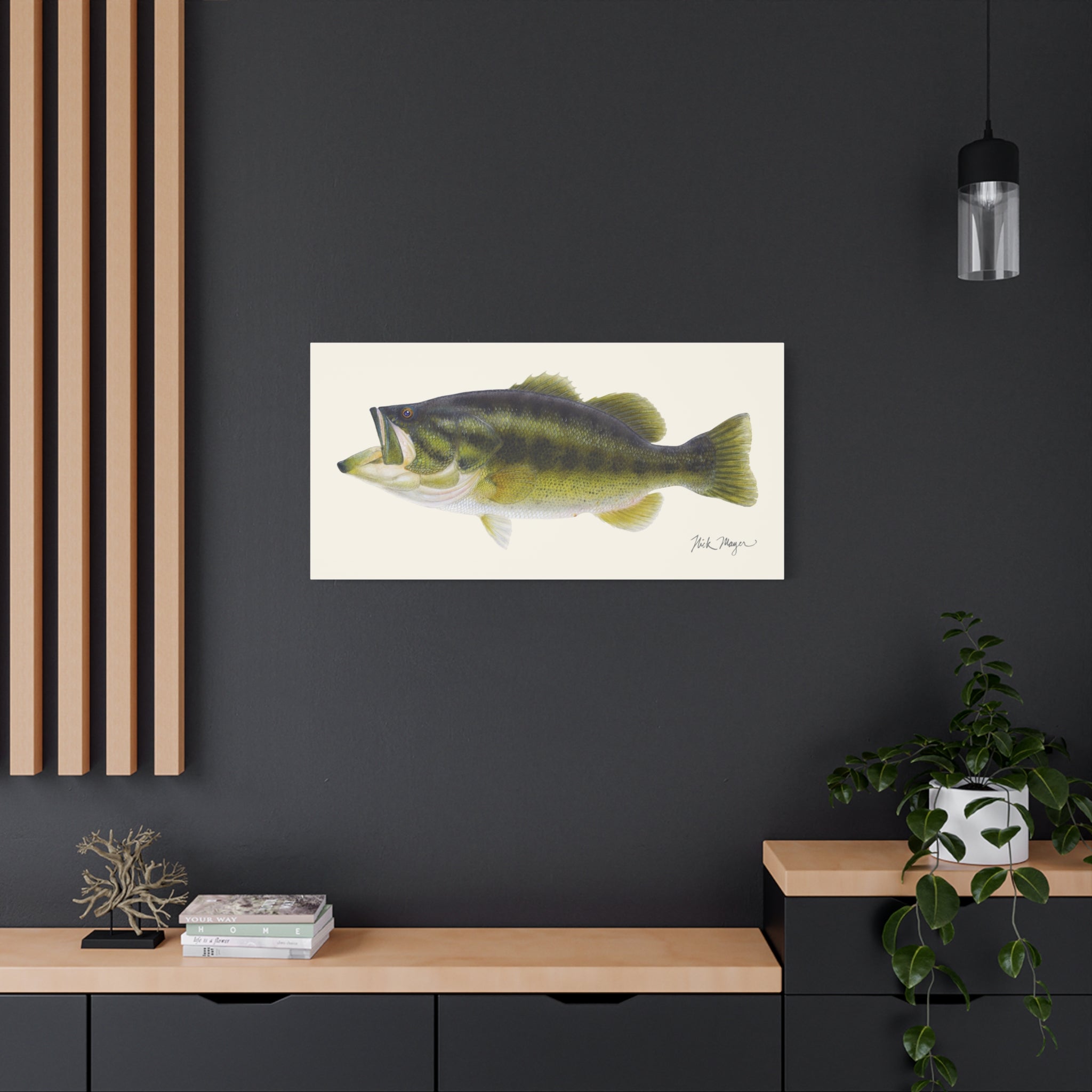 Largemouth Bass I Canvas Print