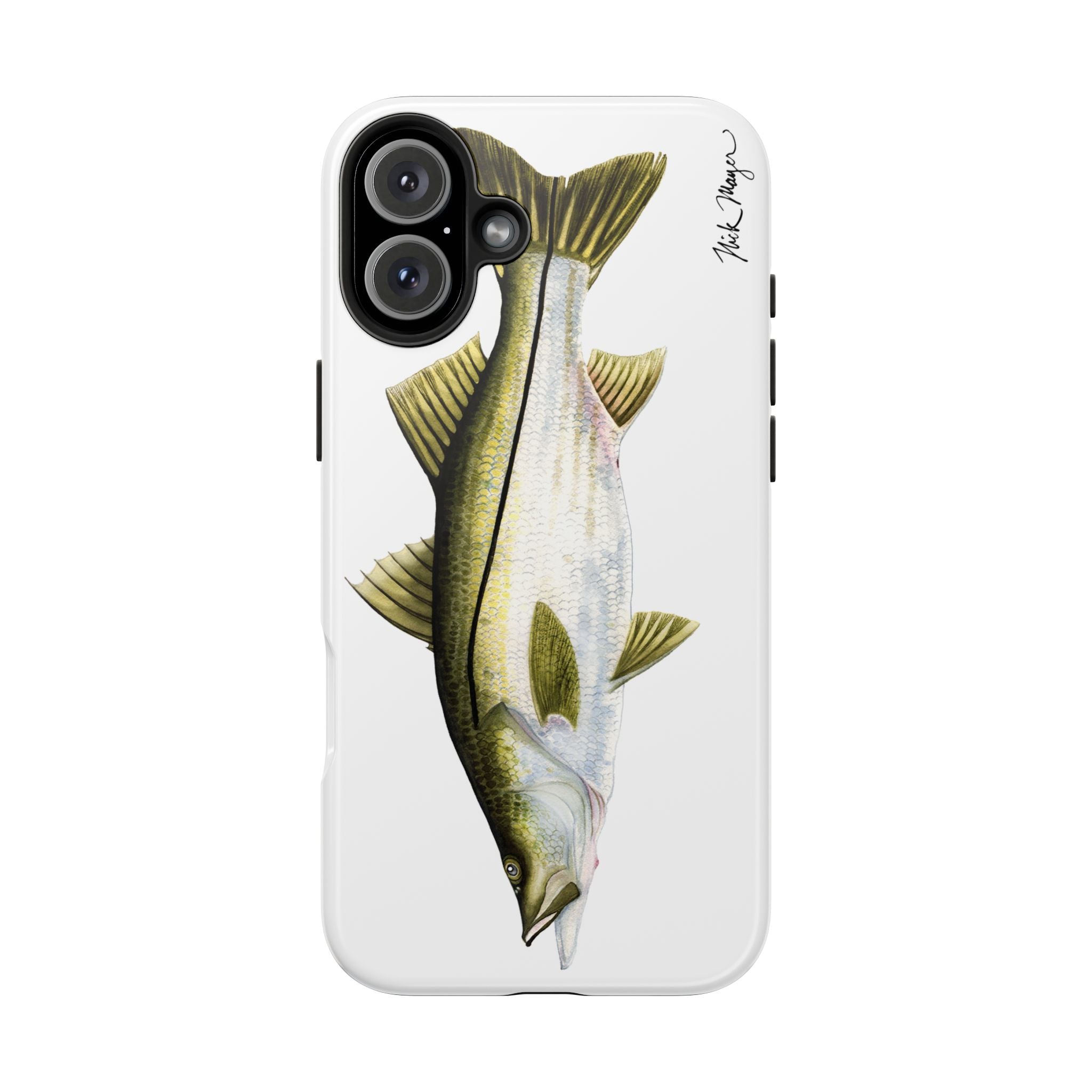 Snook White Phone Case (iPhone)