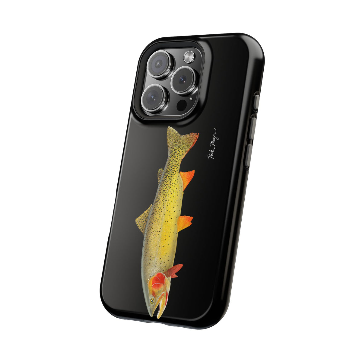 Cutthroat Trout 1 Black MagSafe iPhone Case Printify
