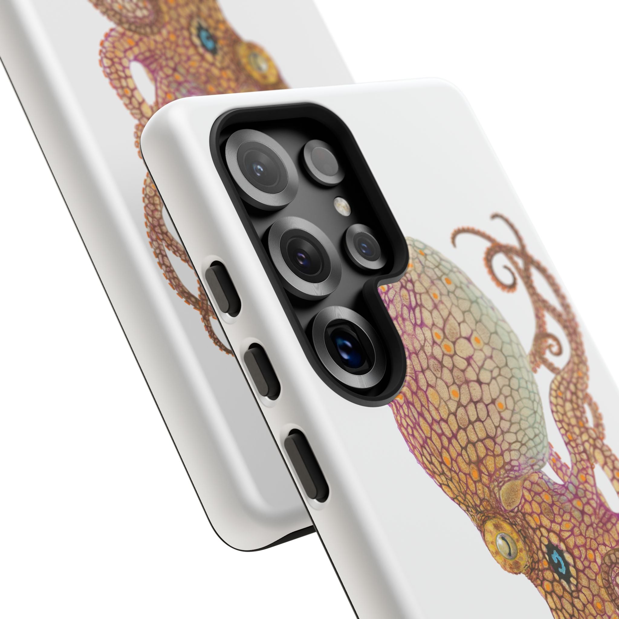 Two Spot Octopus White Phone Case (Samsung)