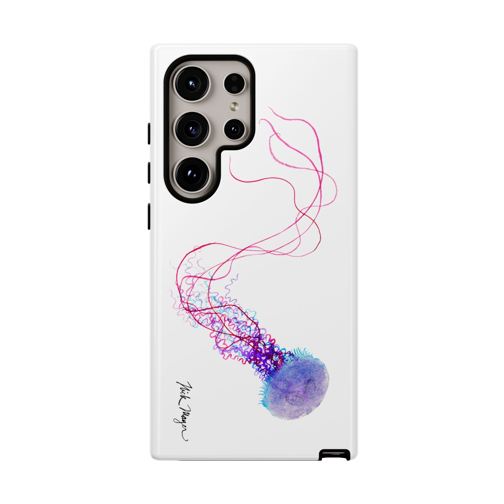 Purple Jellyfish I Phone Case (Samsung)