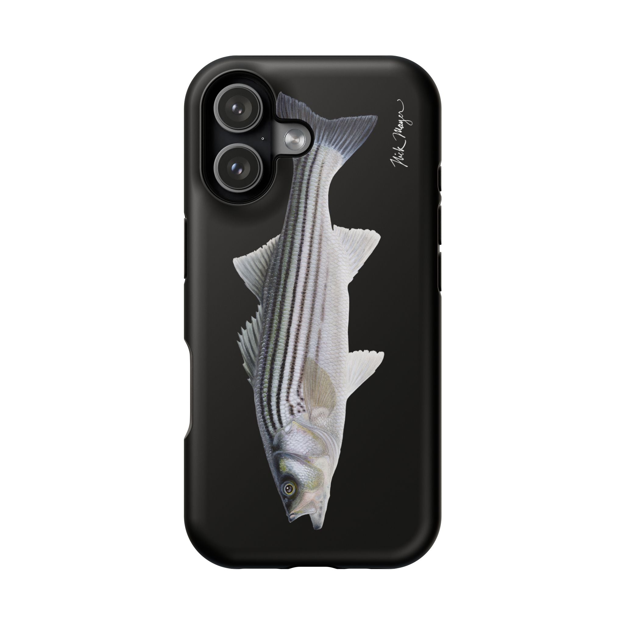 Schoolie Striper MagSafe Black iPhone Case