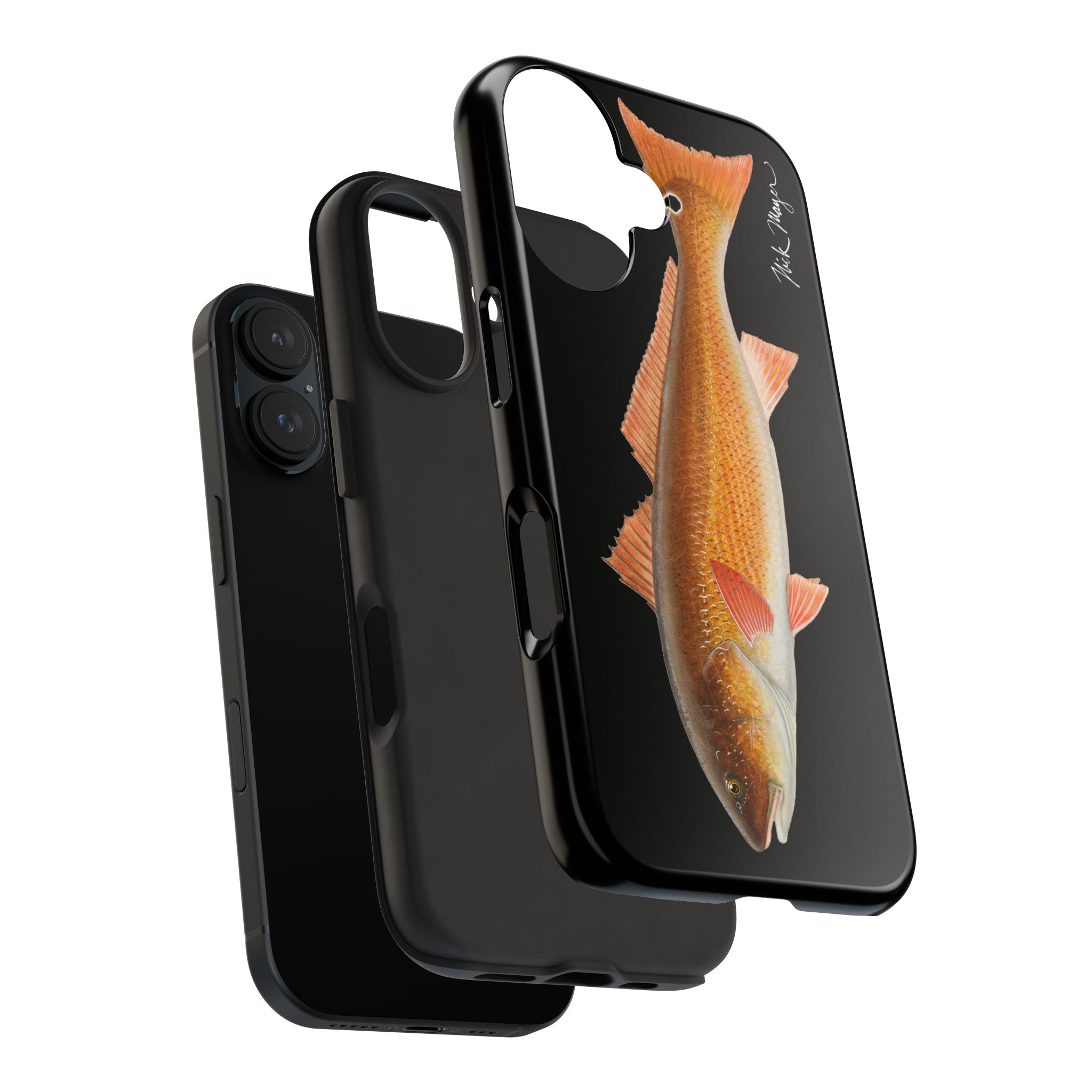 Redfish Black Phone Case (iPhone)