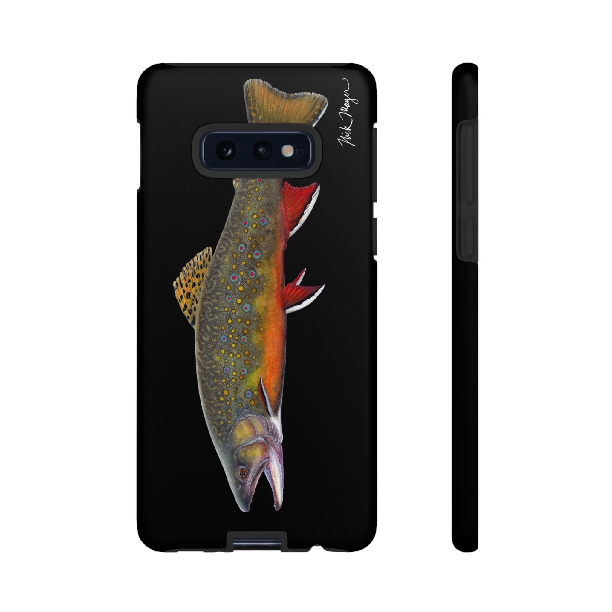 Brook Trout Black Phone Cases (Samsung)