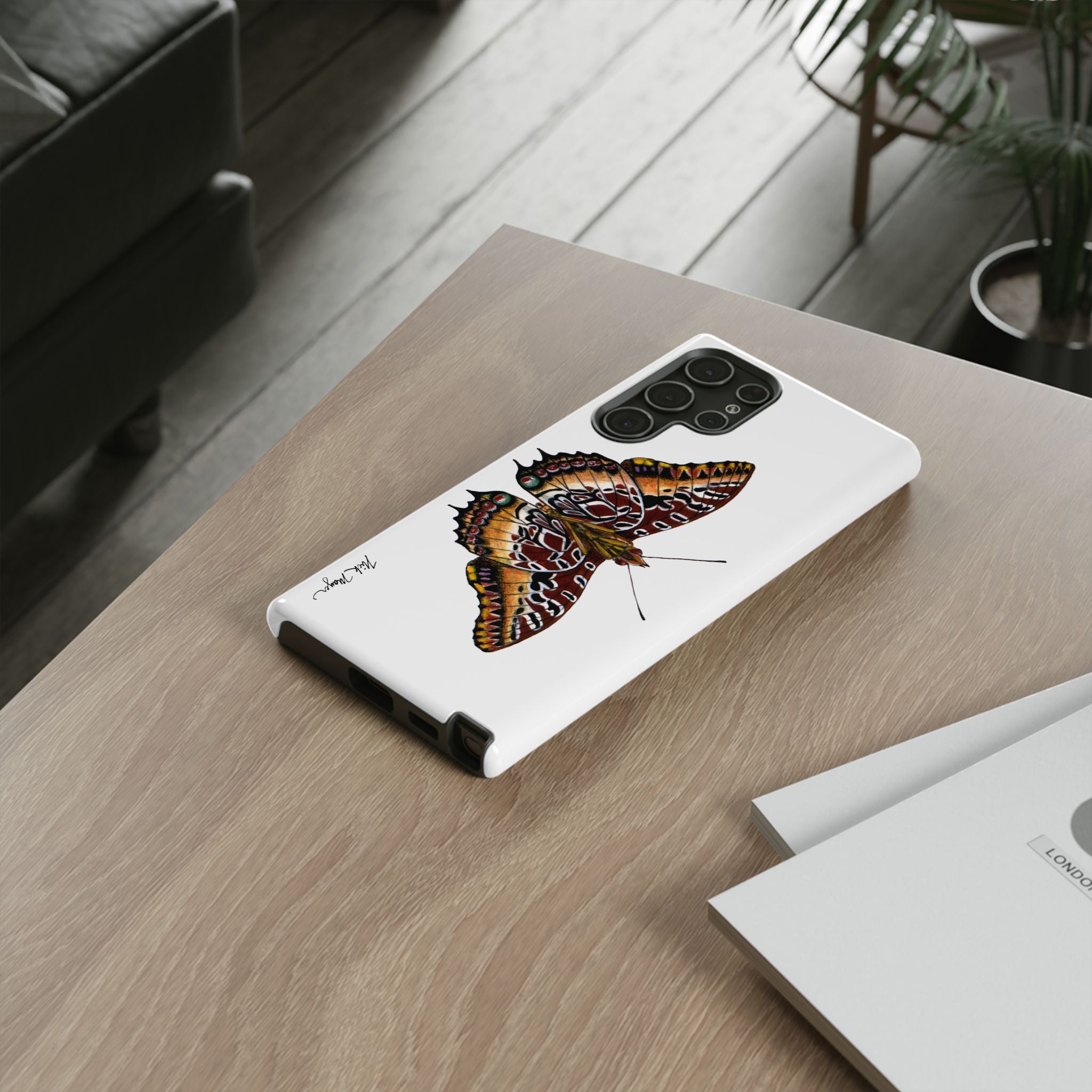 Black Bordered Charaxes Phone Case (Samsung)