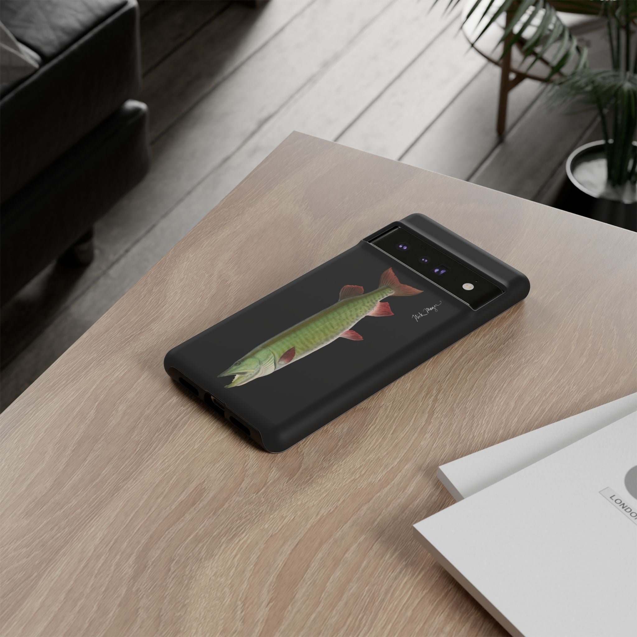 Trophy Muskie Black Phone Case (Samsung)