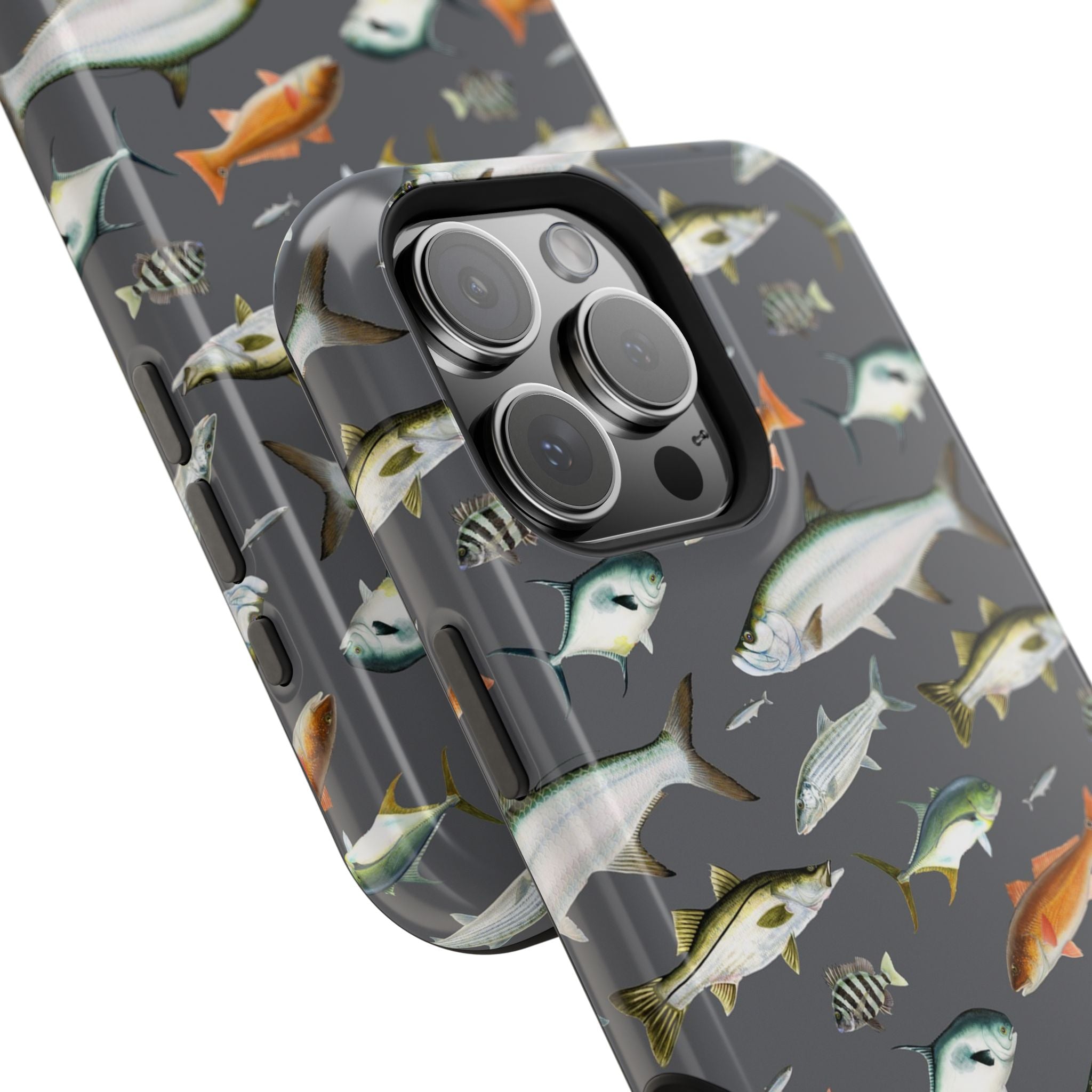 NEW Southern Fish Grey MagSafe iPhone Case