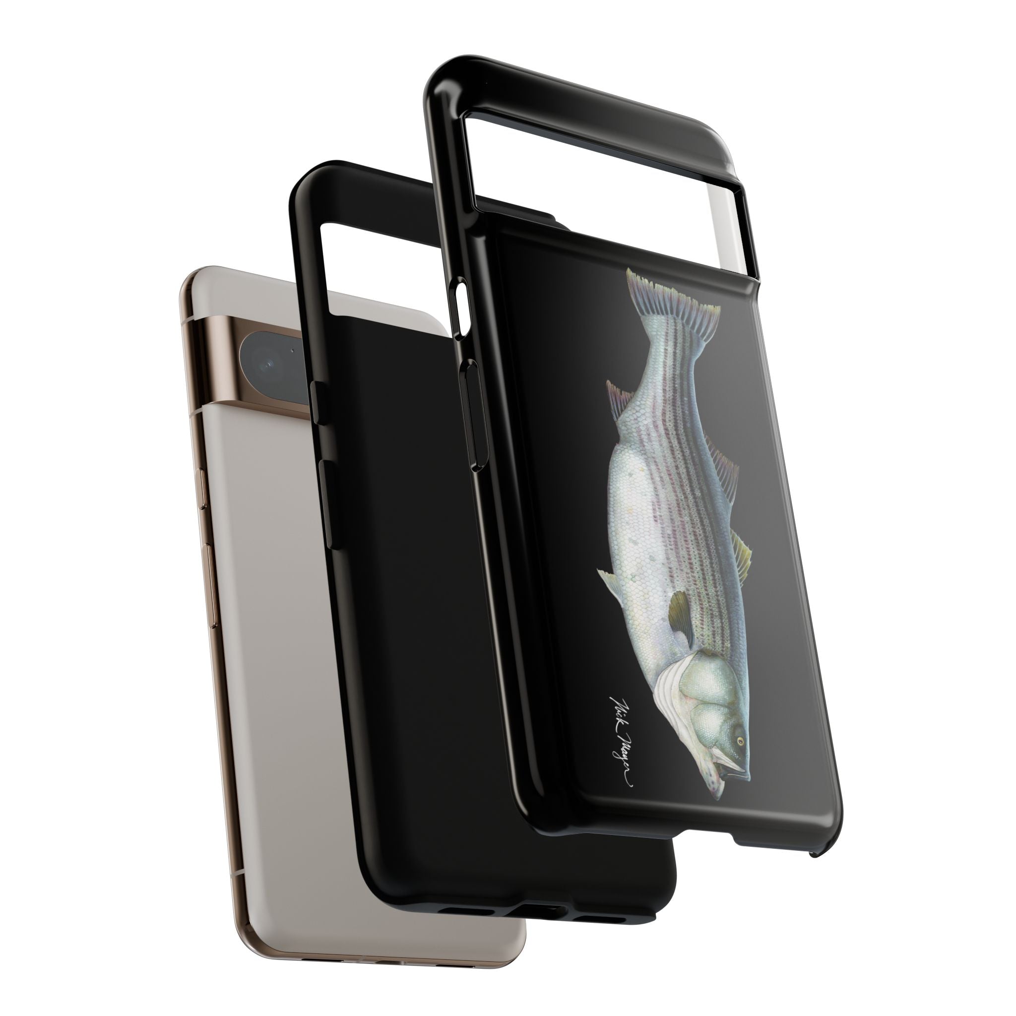 Cow Striper Phone Case (Samsung) - black