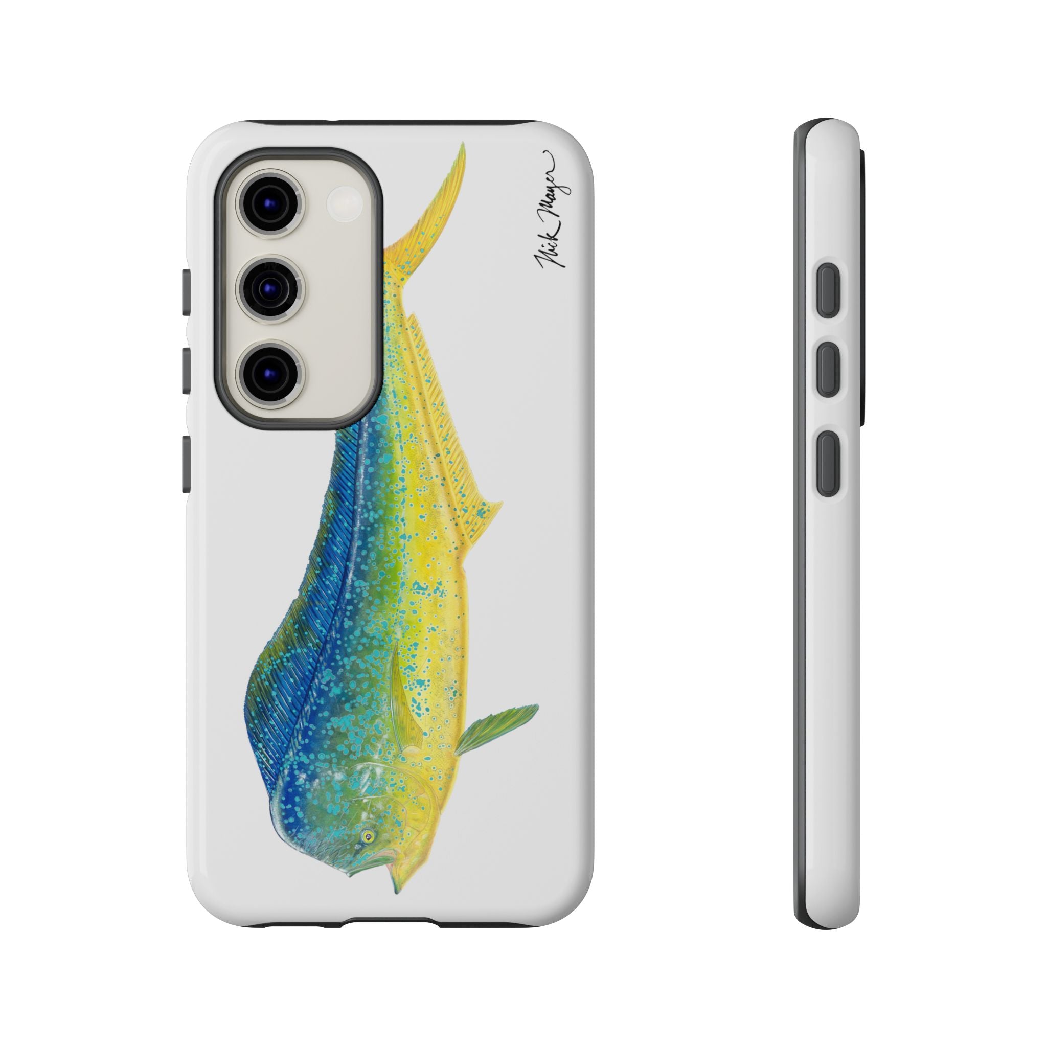 Bull Mahi White Phone Case (Samsung)