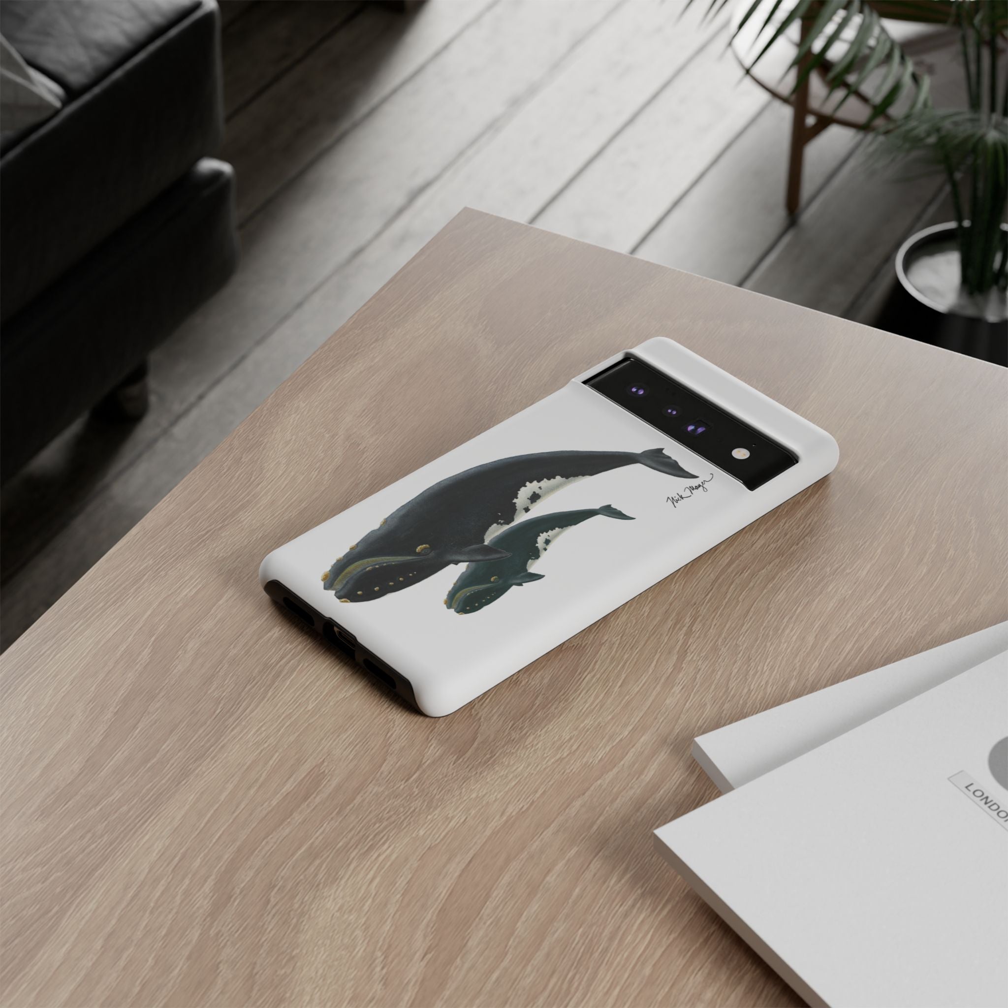 Mother & Calf Right Whale Phone Case (Samsung)