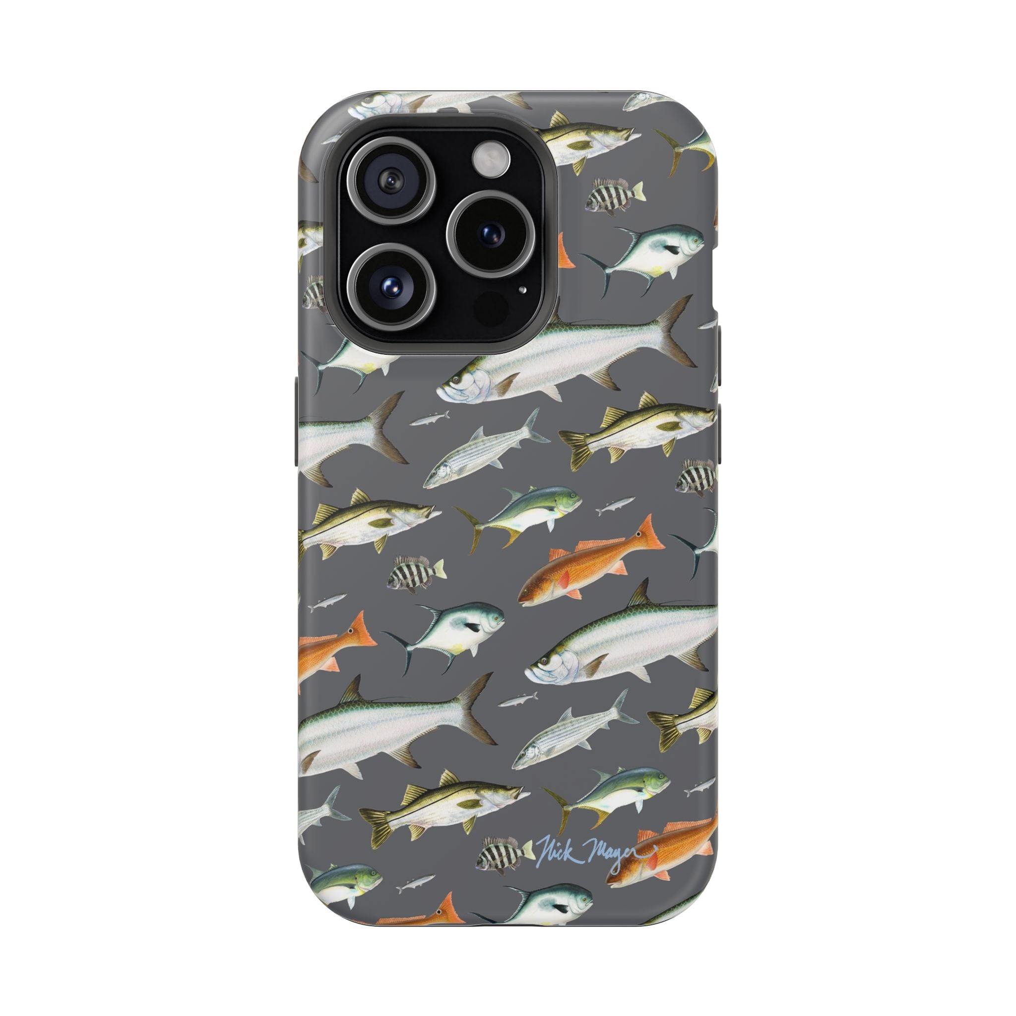 NEW Southern Fish Grey MagSafe iPhone Case