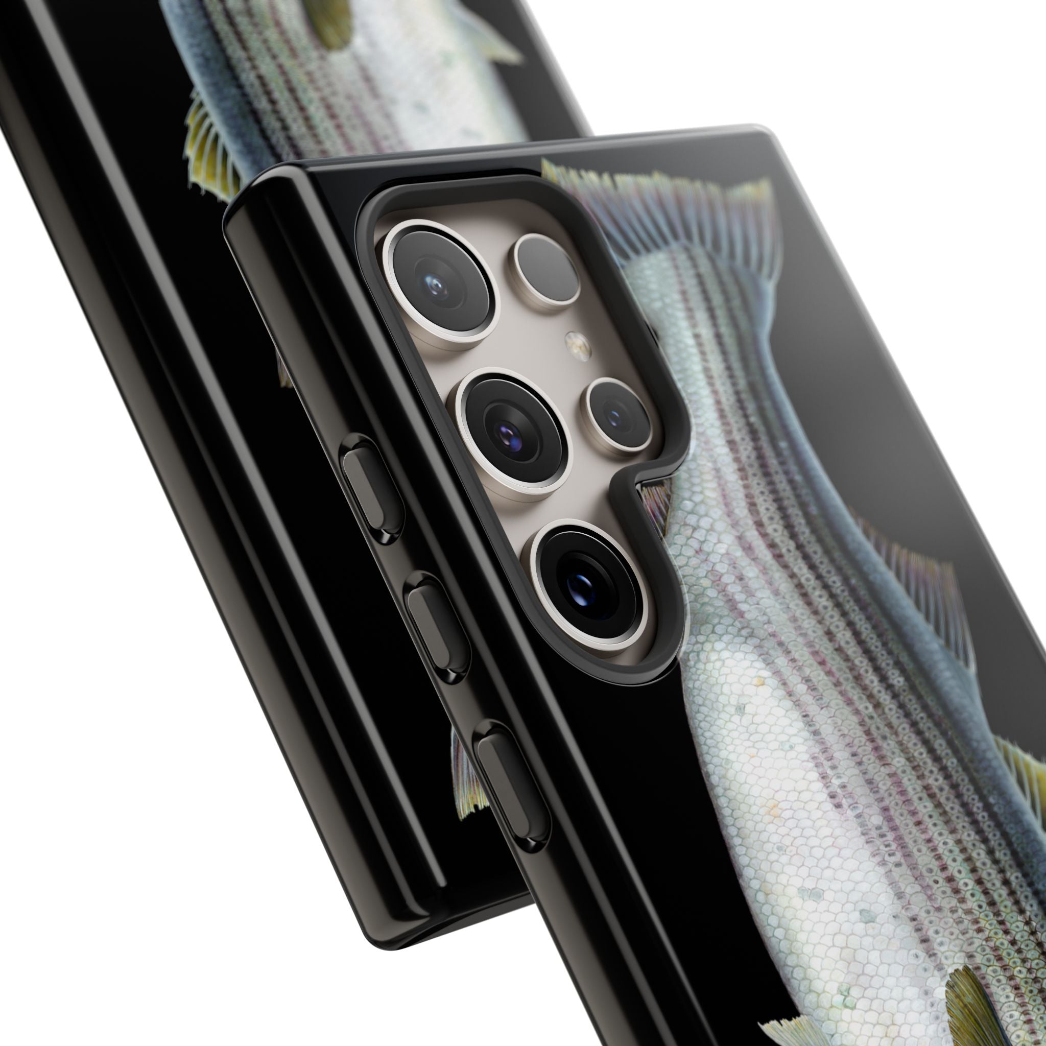 Cow Striper Phone Case (Samsung) - black