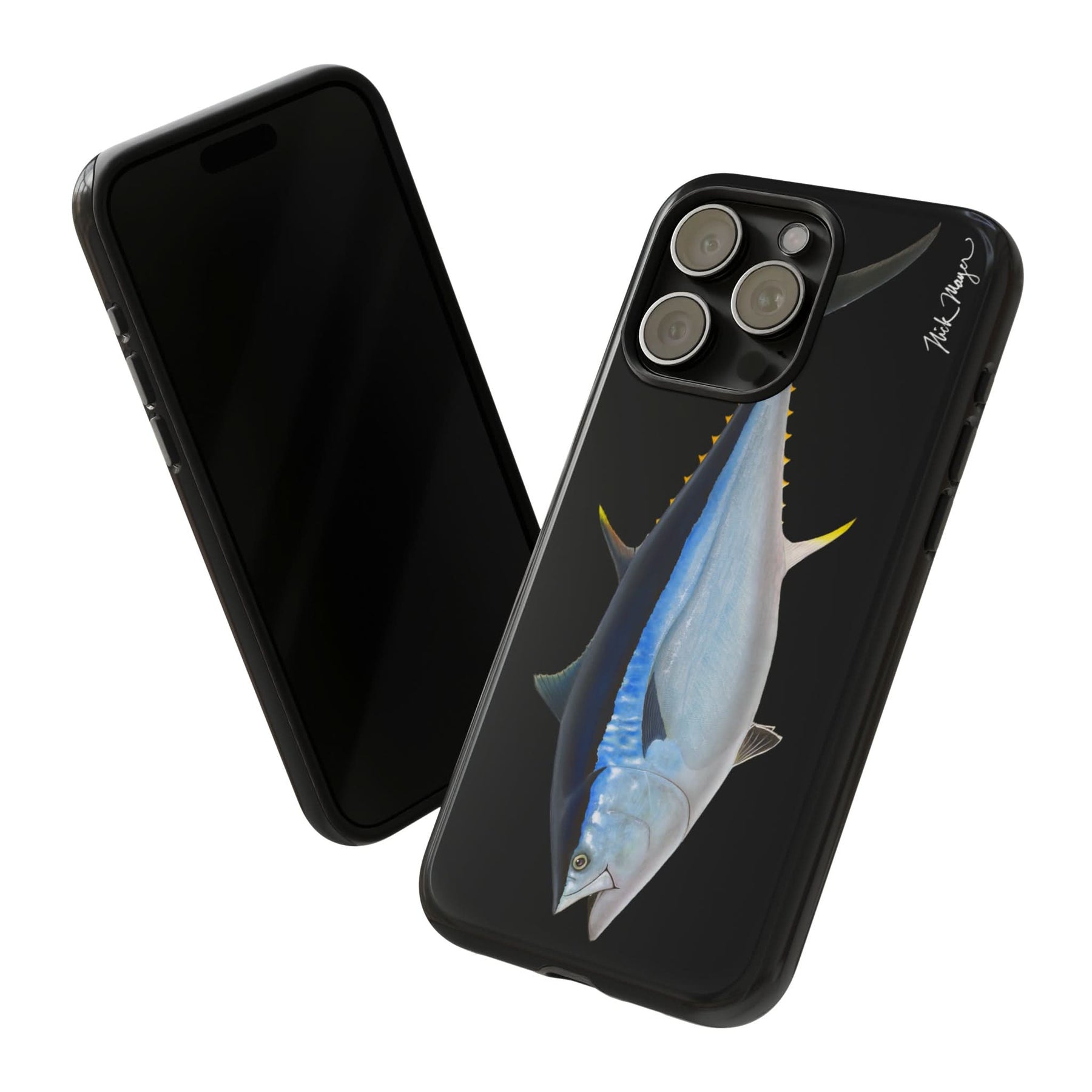 Giant Bluefin Black iPhone 15 Case