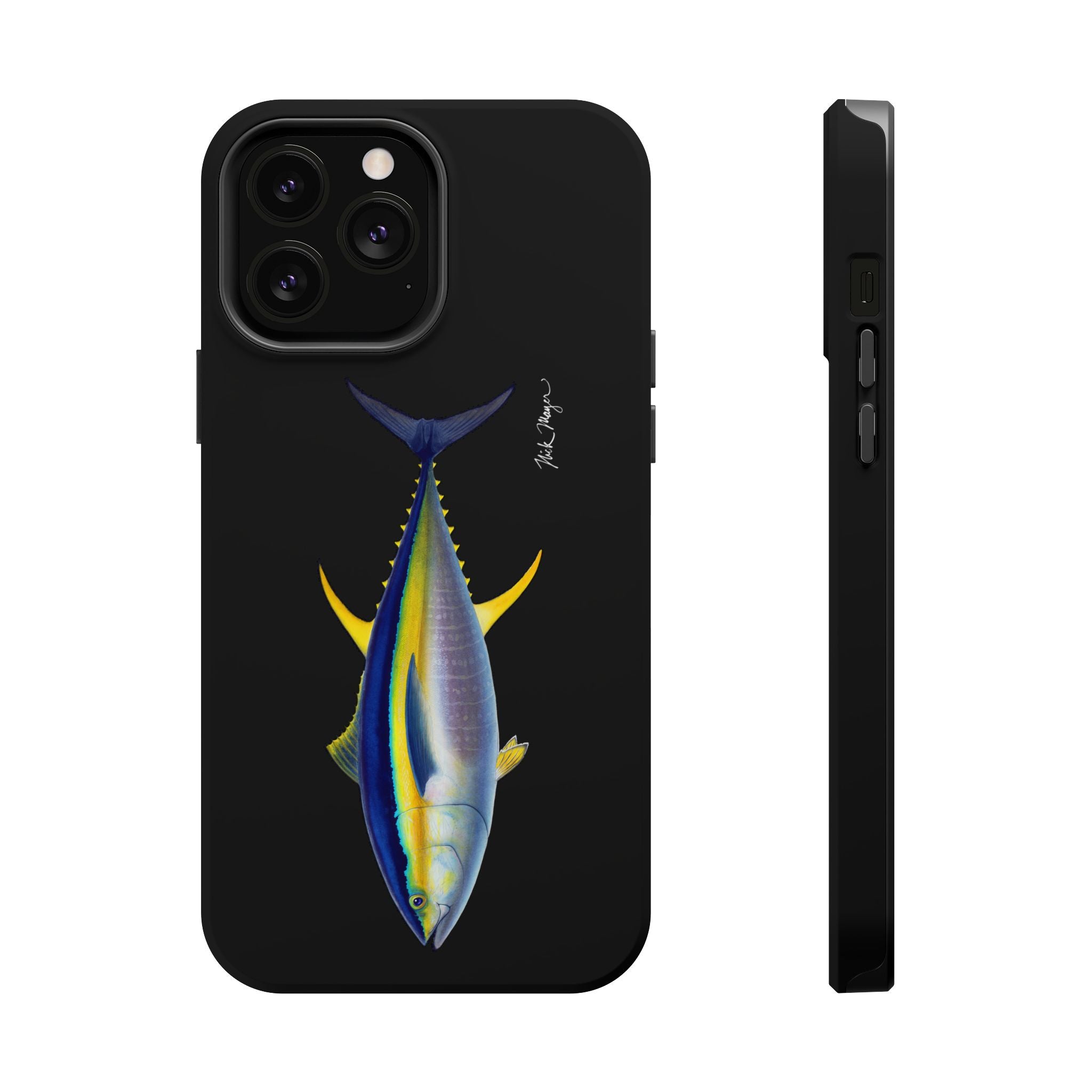 Yellowfin Tuna MagSafe Black iPhone Case