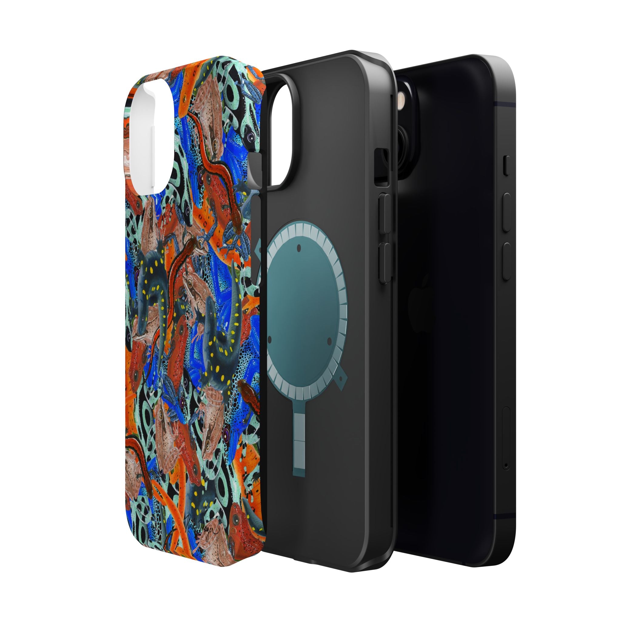 NEW Frogs and Salamanders MagSafe iPhone Case