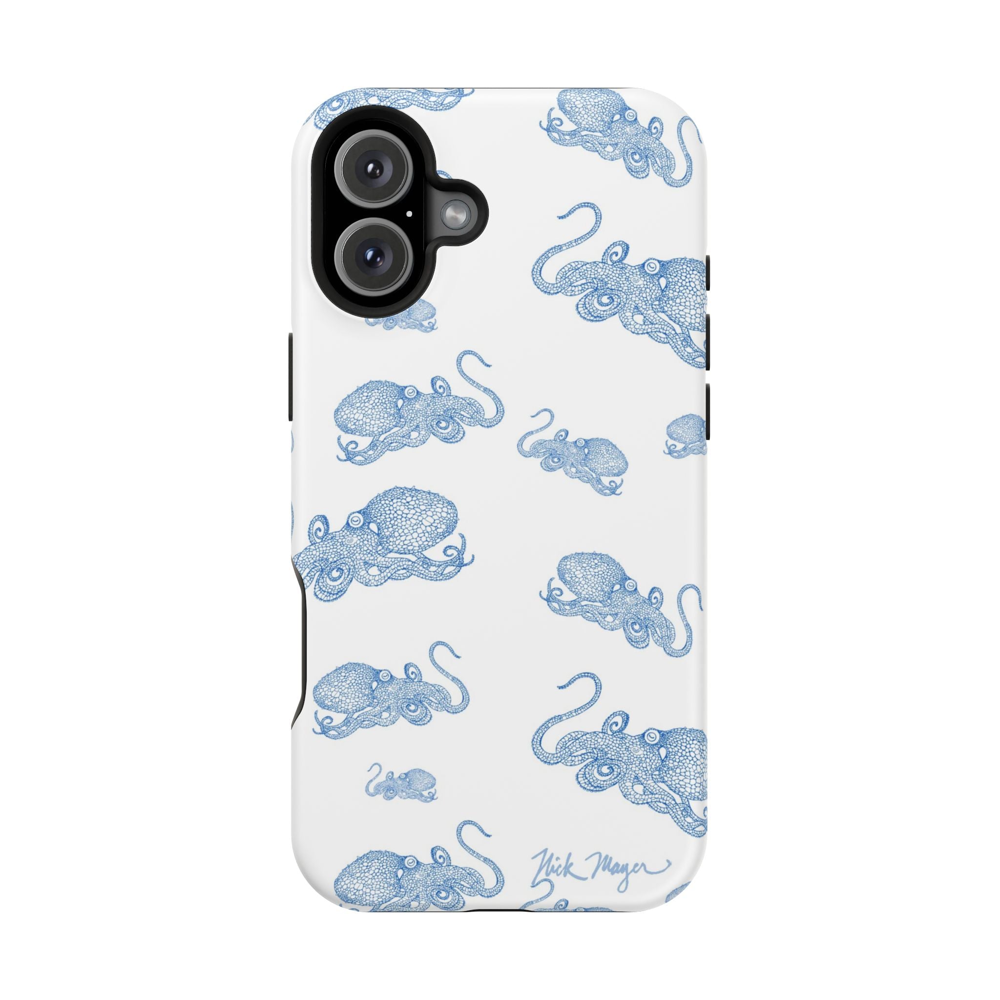 Blue Octopus 2 MagSafe iPhone Case