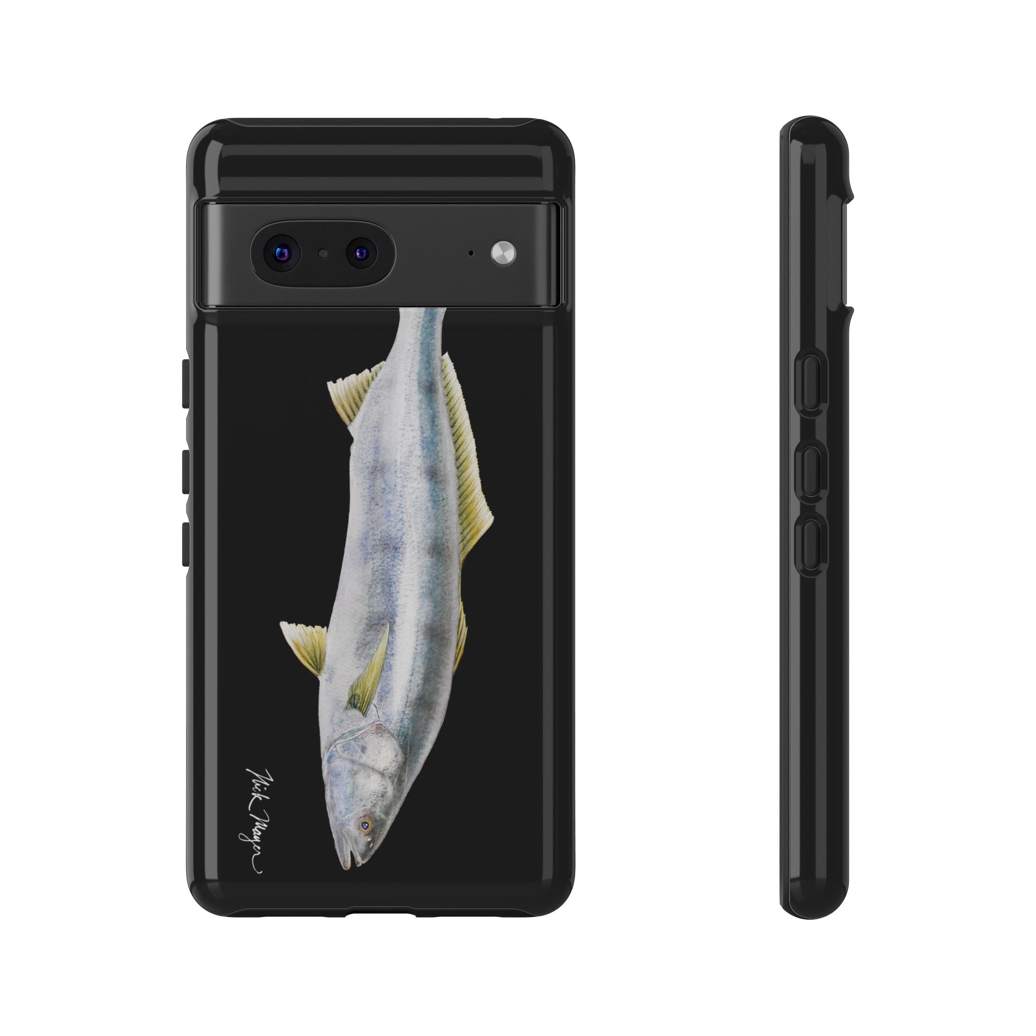 White Sea Bass Phone Case (Samsung) - black