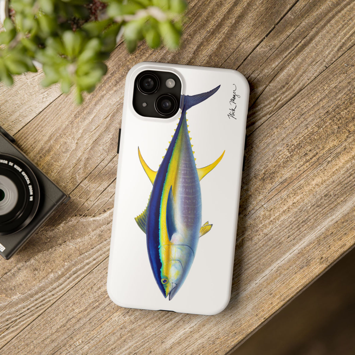 Yellowfin Tuna White Phone Case (iPhone) Printify