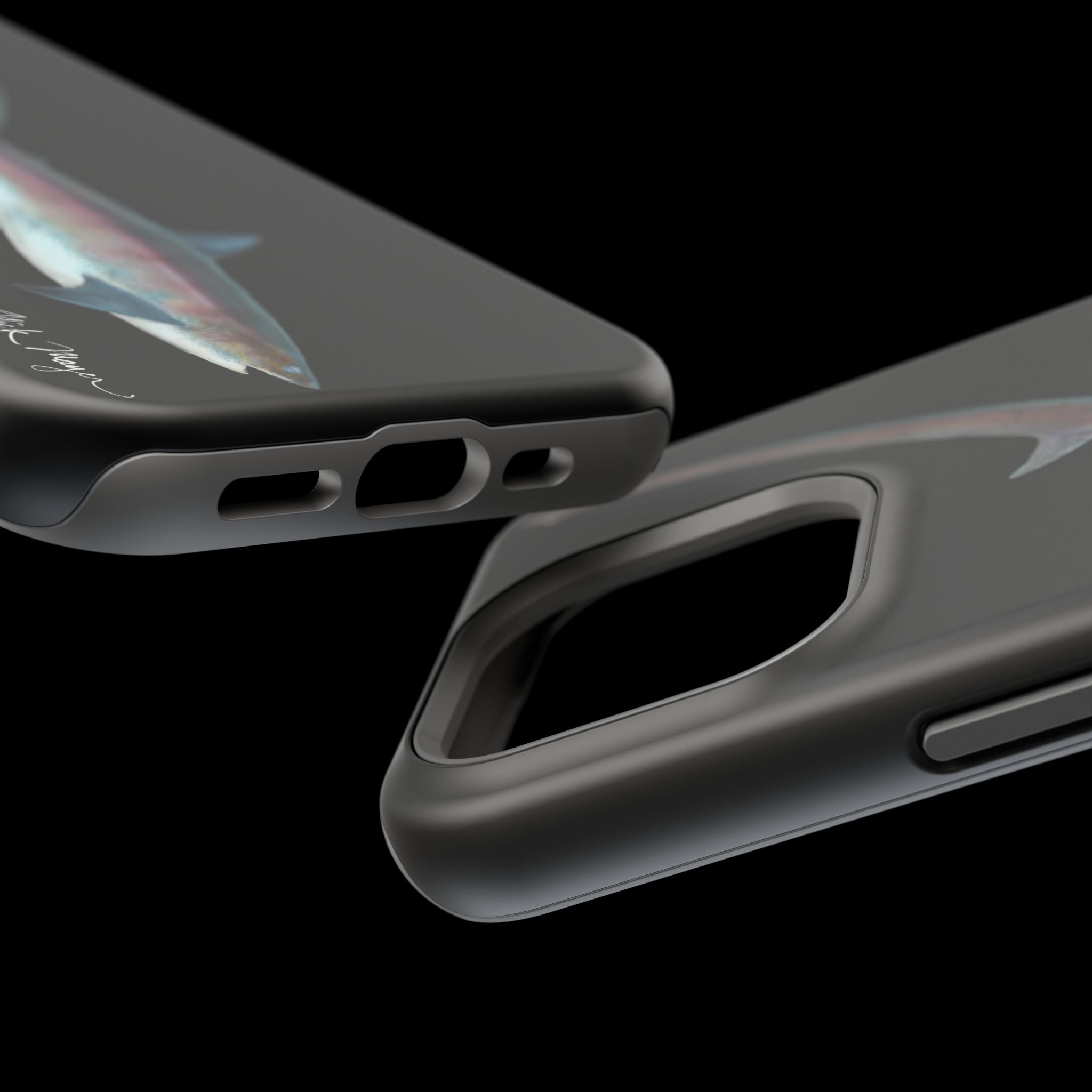 Thresher Shark MagSafe Black iPhone Case