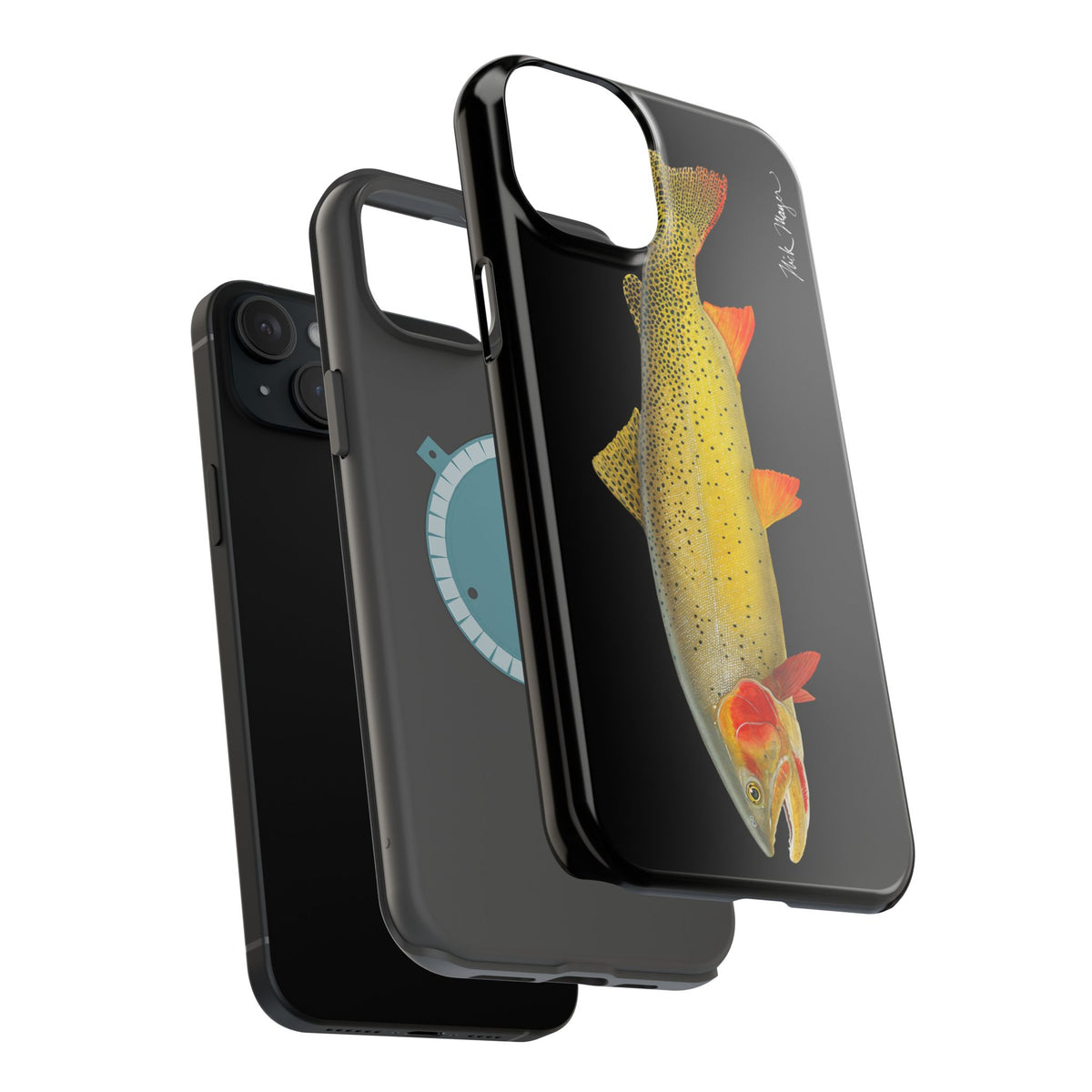 Cutthroat Trout 1 Black MagSafe iPhone Case Printify