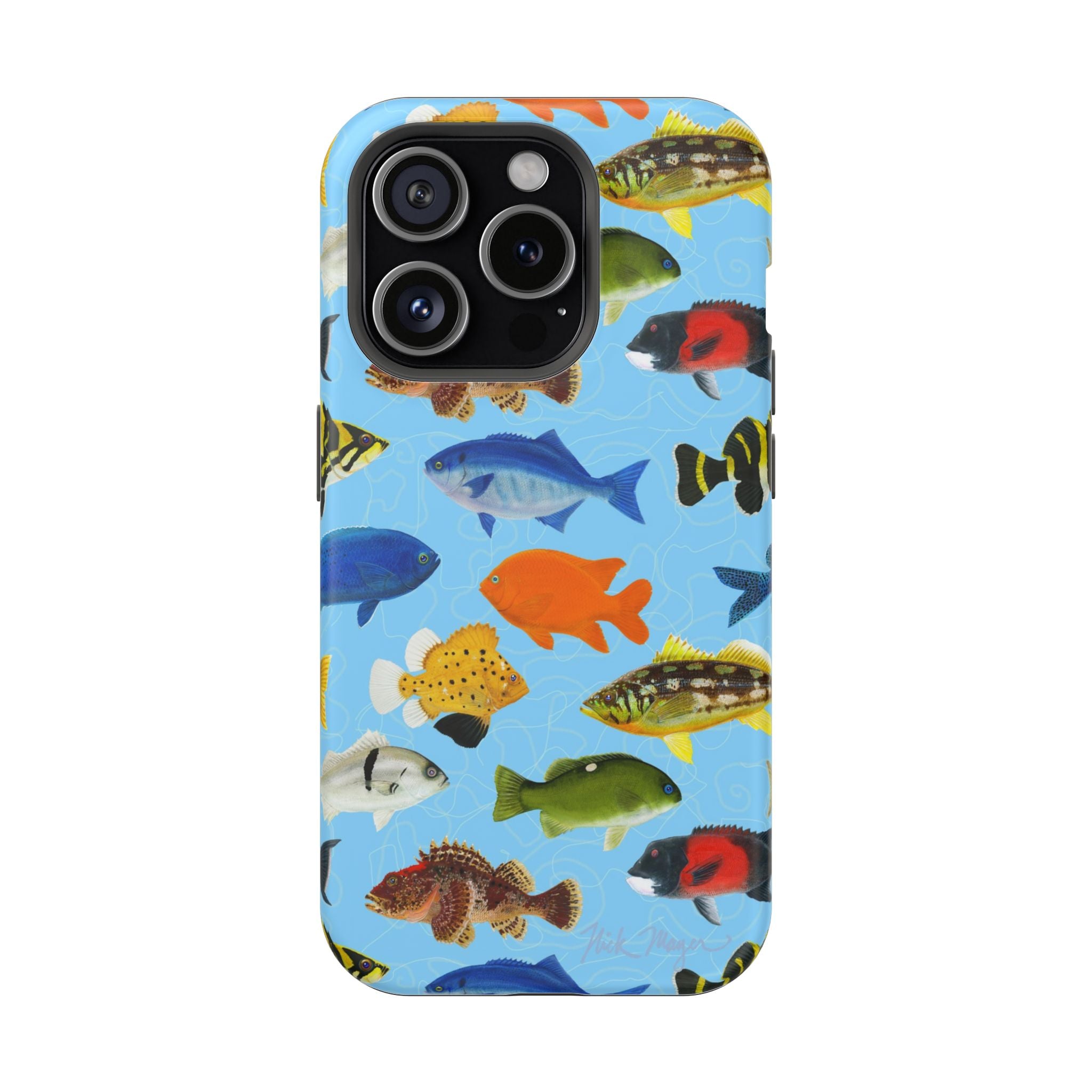 California Fish Blue MagSafe iPhone Case