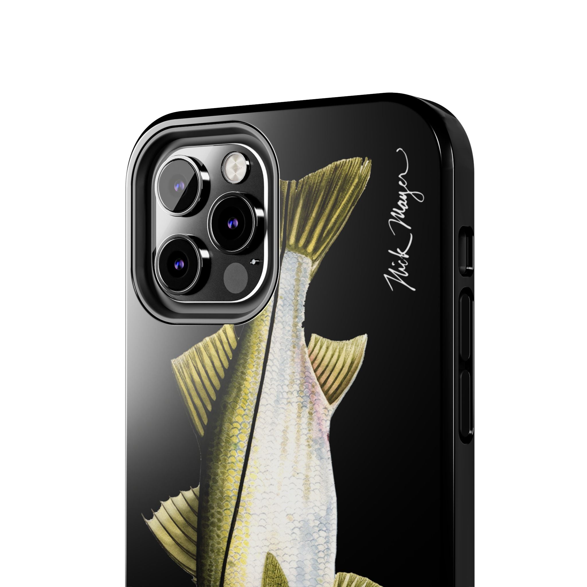 Snook Black Phone Case (iPhone)