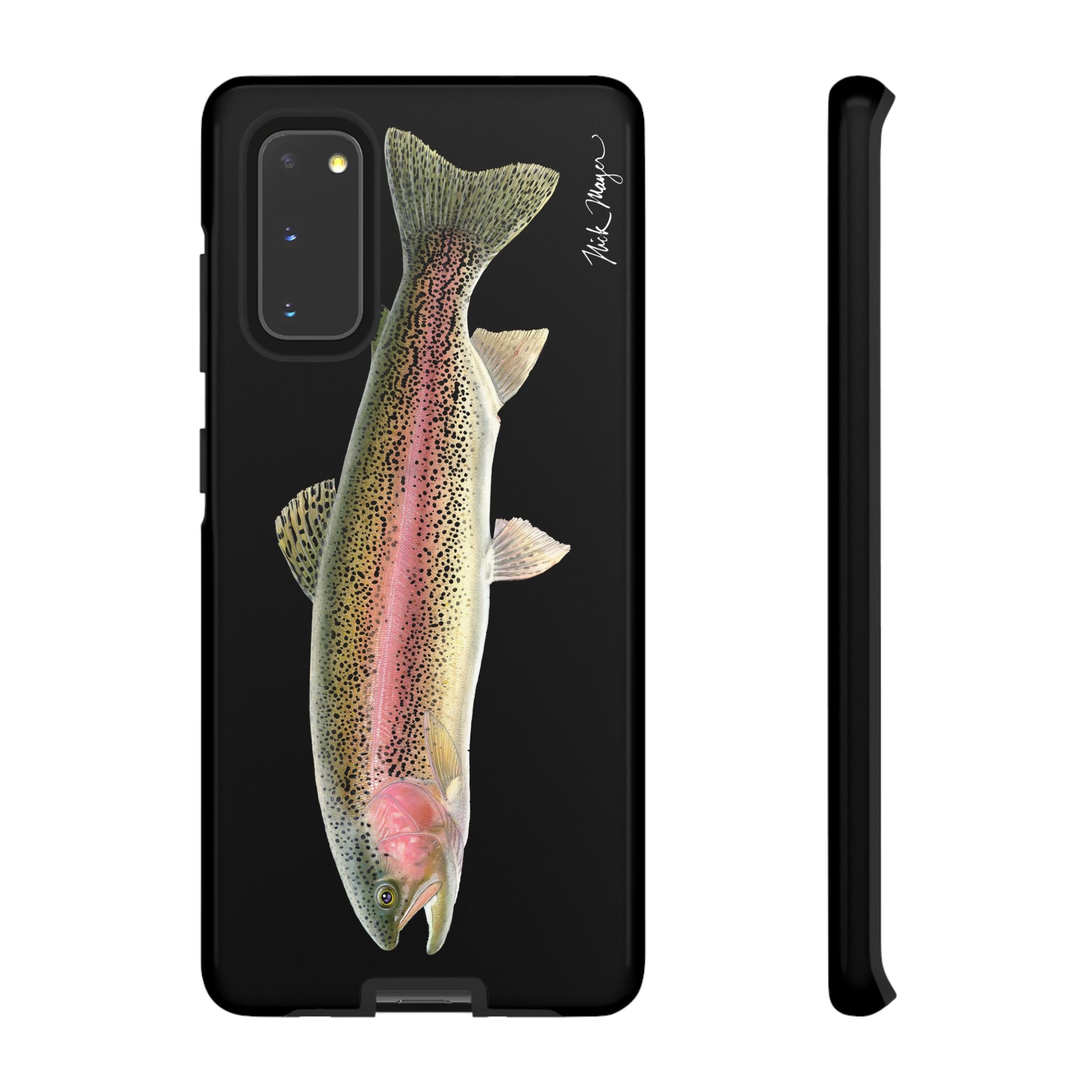 Rainbow Trout Black Phone Case (Samsung) Printify
