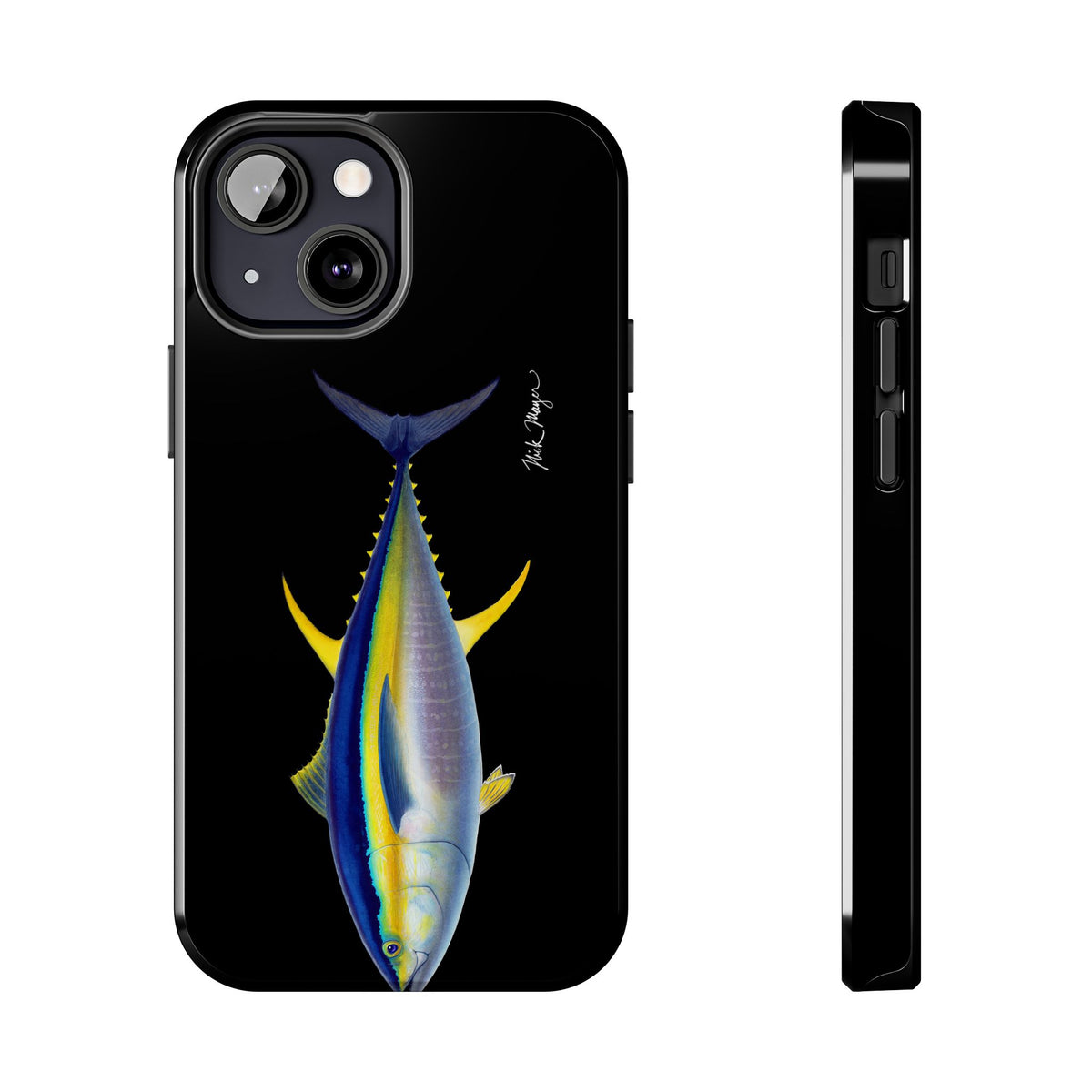 Yellowfin Tuna Black Phone Case (iPhone) Printify