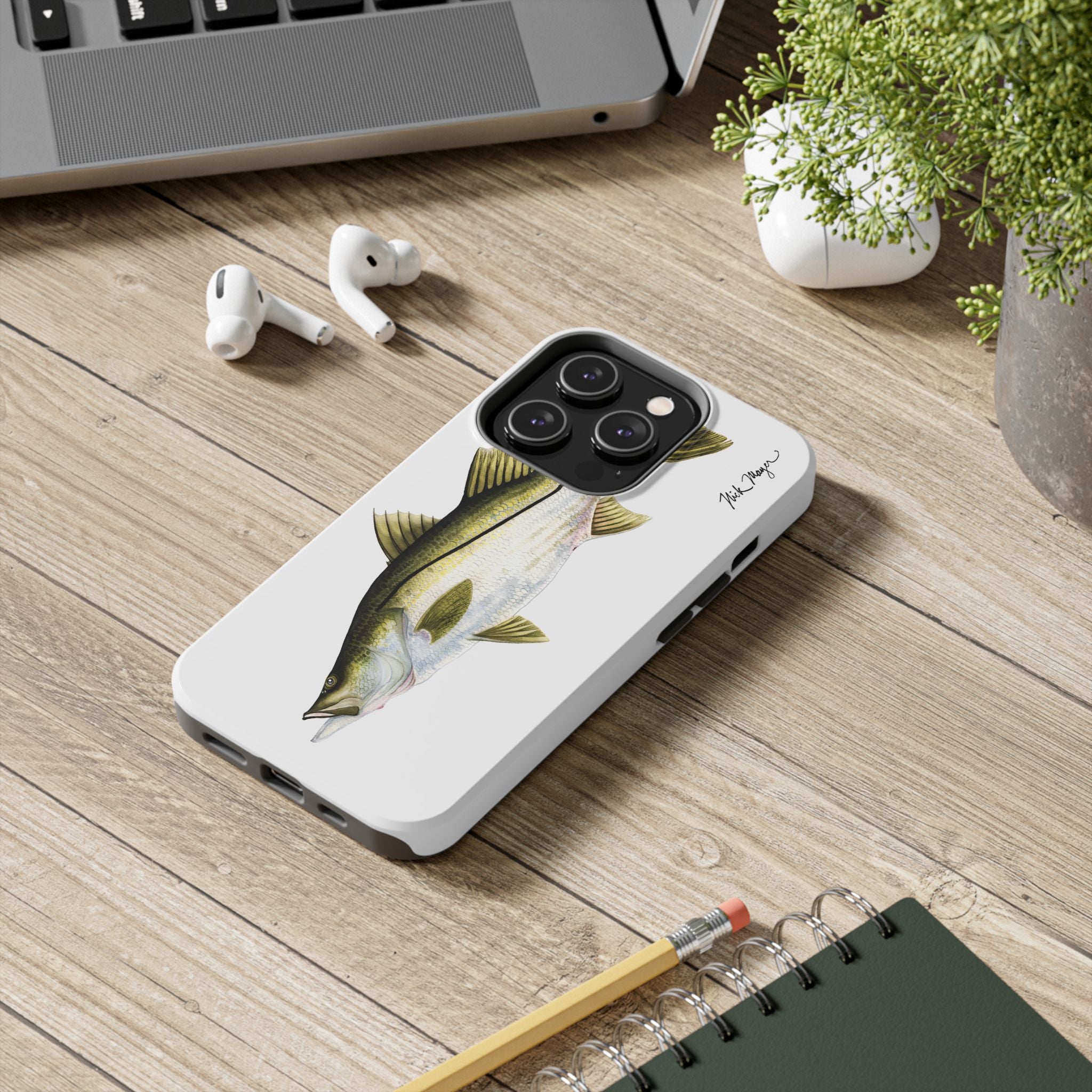 Snook White Phone Case (iPhone)