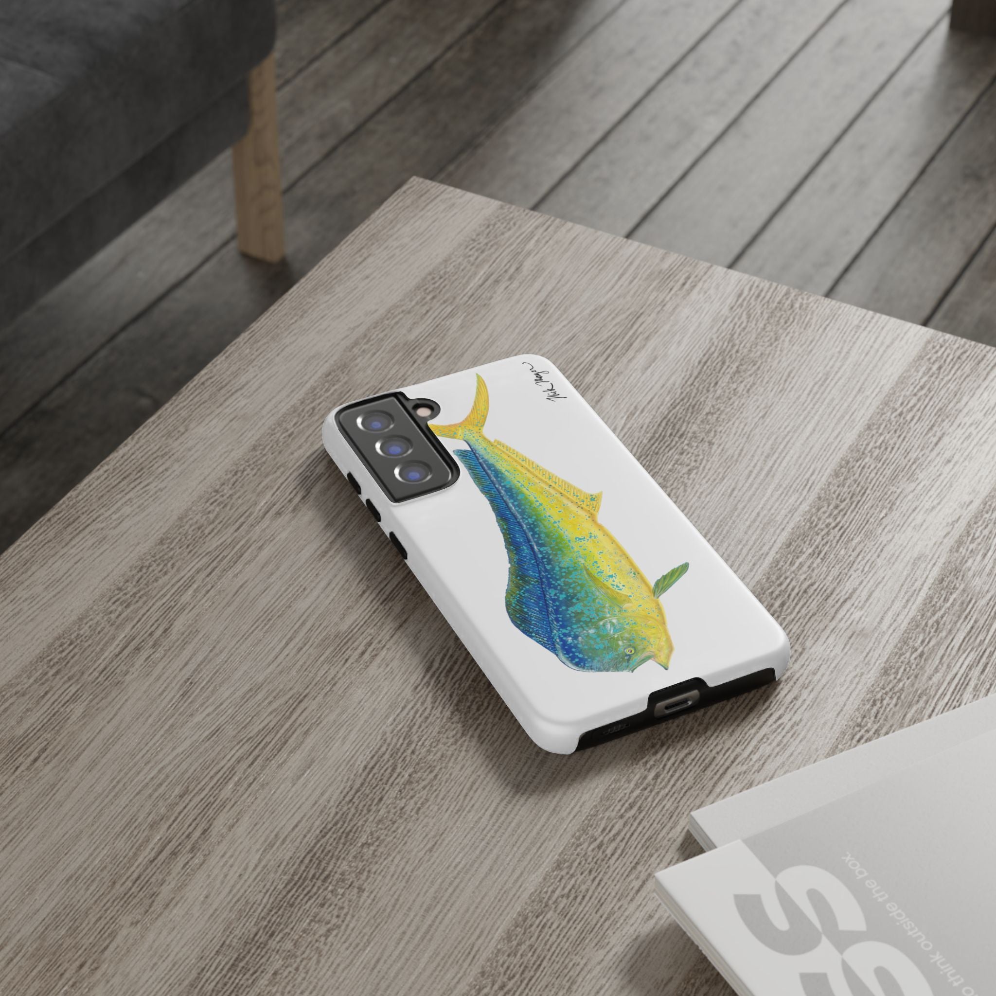 Bull Mahi White Phone Case (Samsung)
