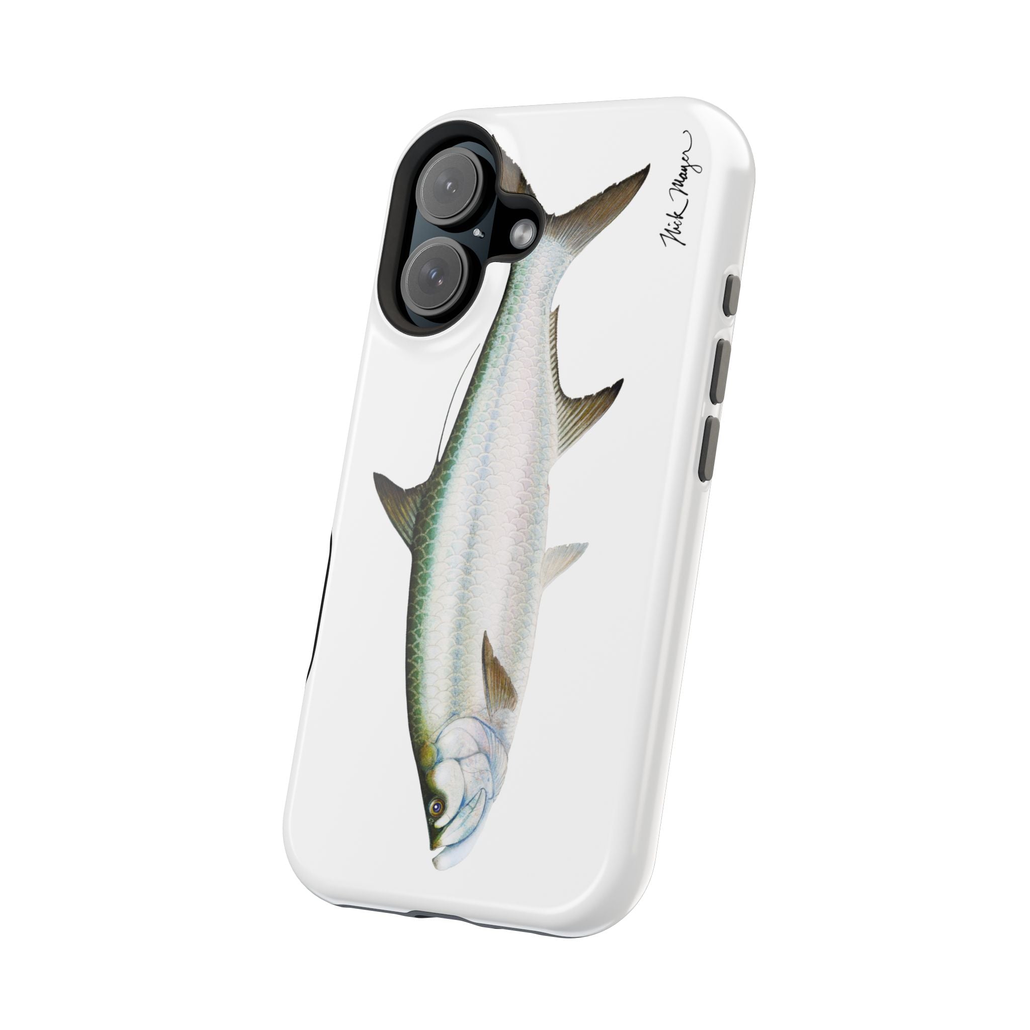 Tarpon MagSafe White iPhone Case